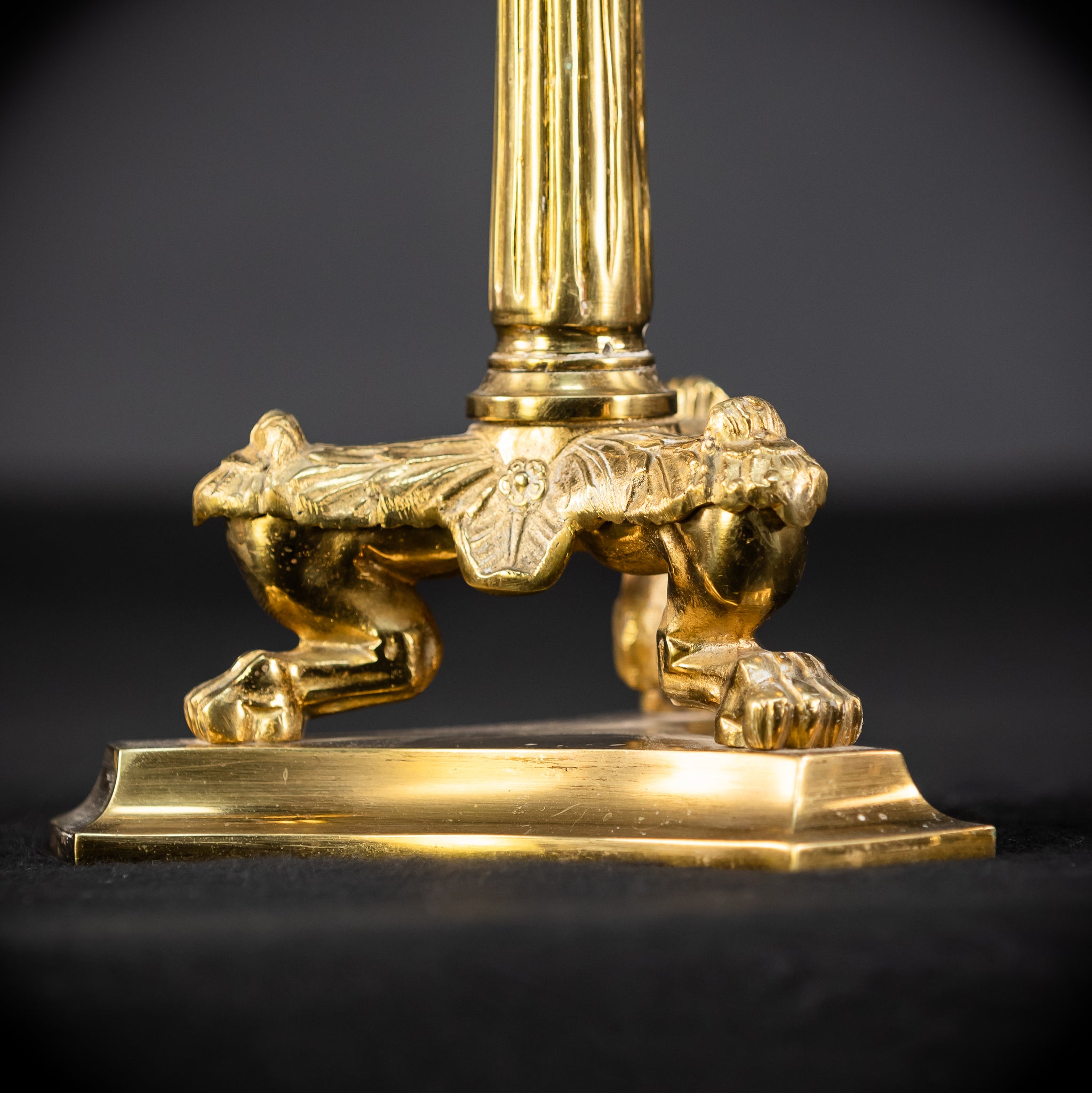 Pair of Antique Candelabras | 13.4" / 34 cm