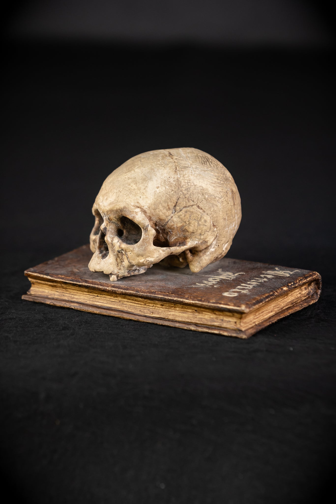 Memento Mori Wooden Sculpture | 1700s Antique