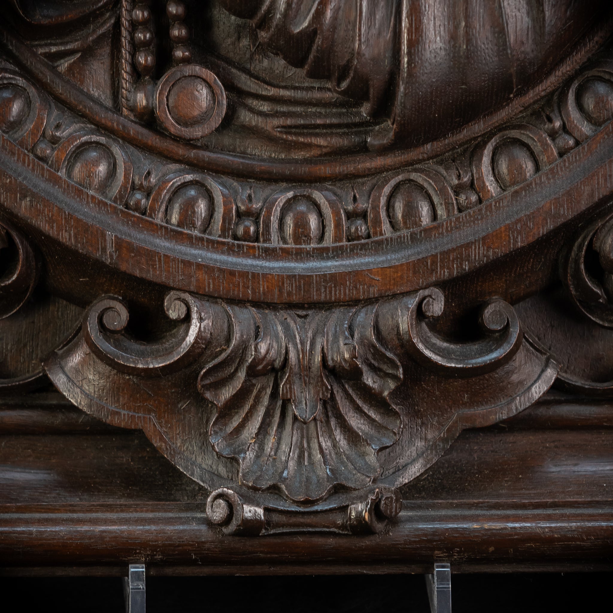 St Ignatius of Loyola Relief Sculpture | 1700s Antique | 26.6"/ 67.5 cm