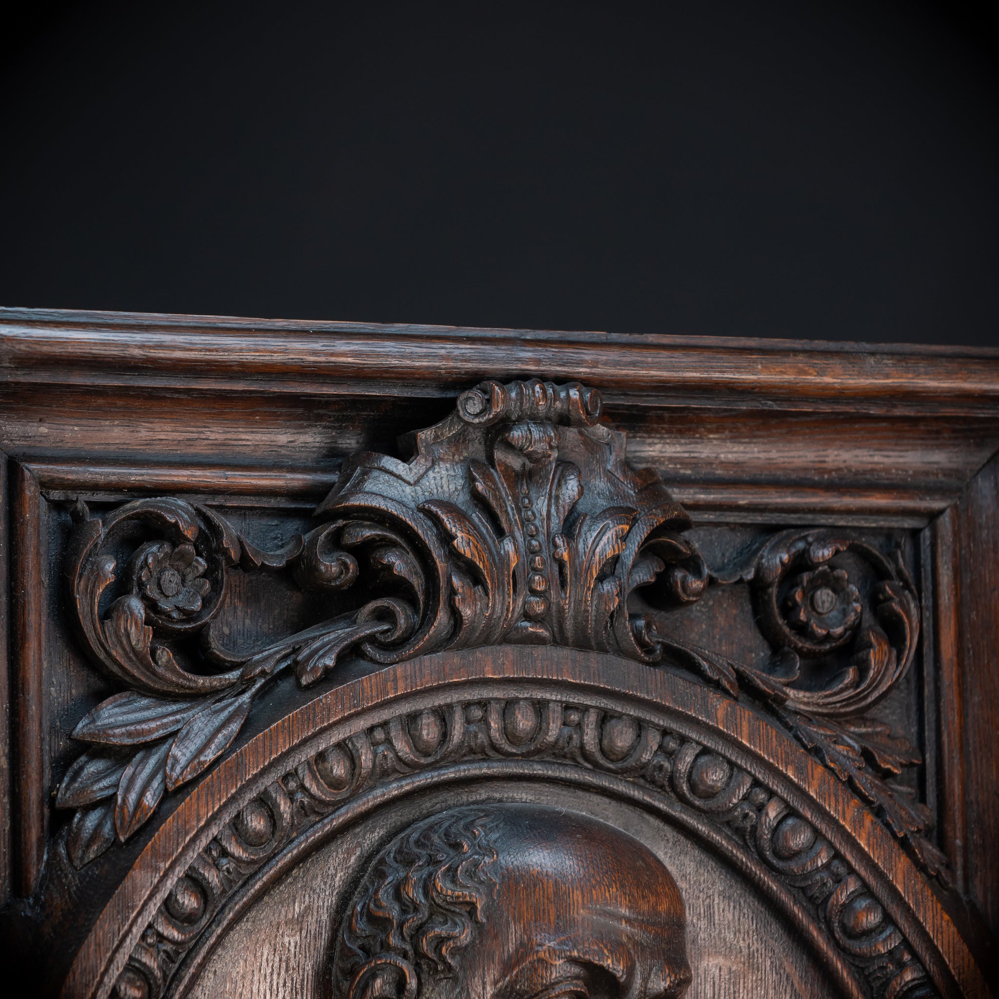 St Francis Borgia Relief Sculpture | 1700s Antique | 26.6"/ 67.5 cm
