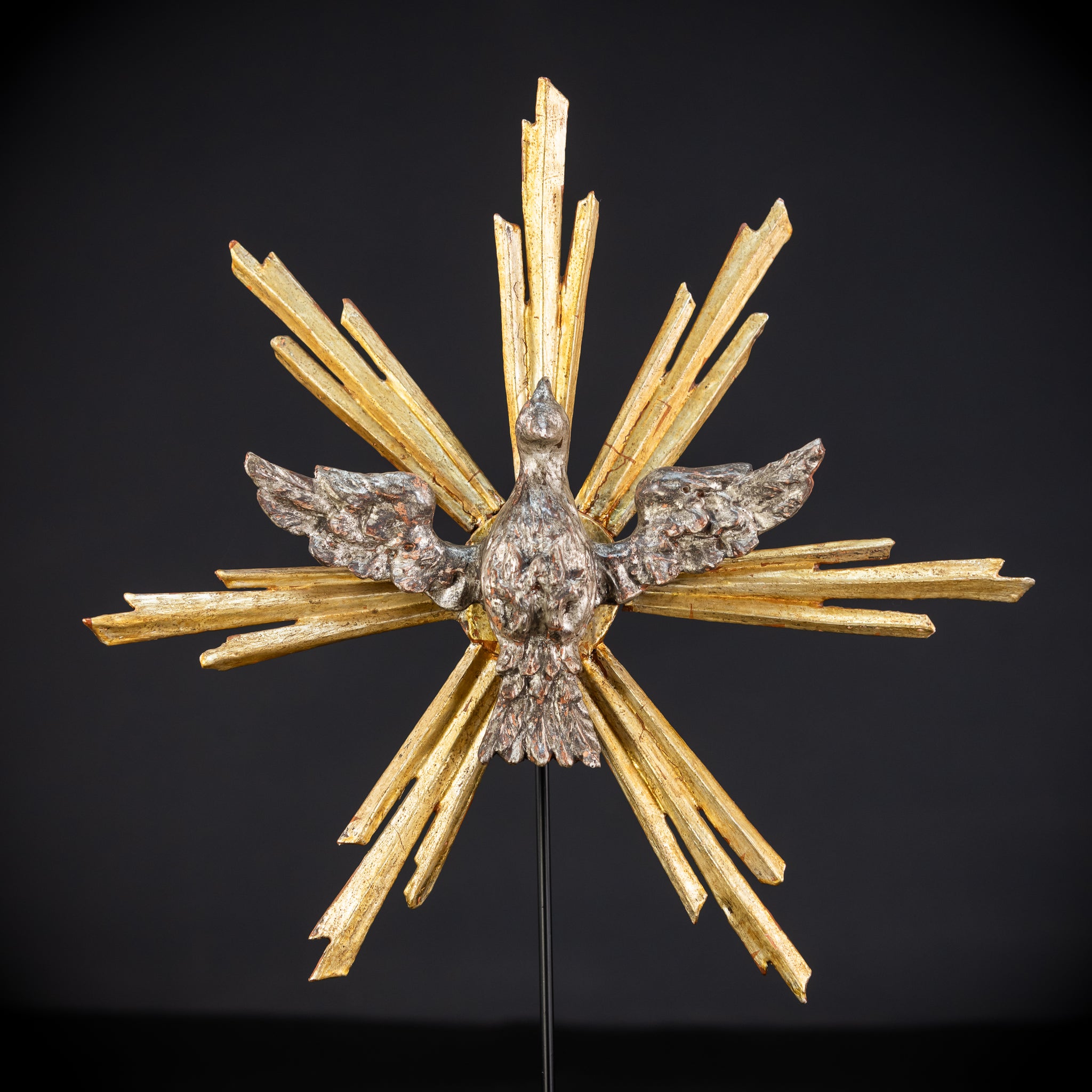 God The Holy Spirit Statue | 1700s Antique | 13.6" / 34.5 cm