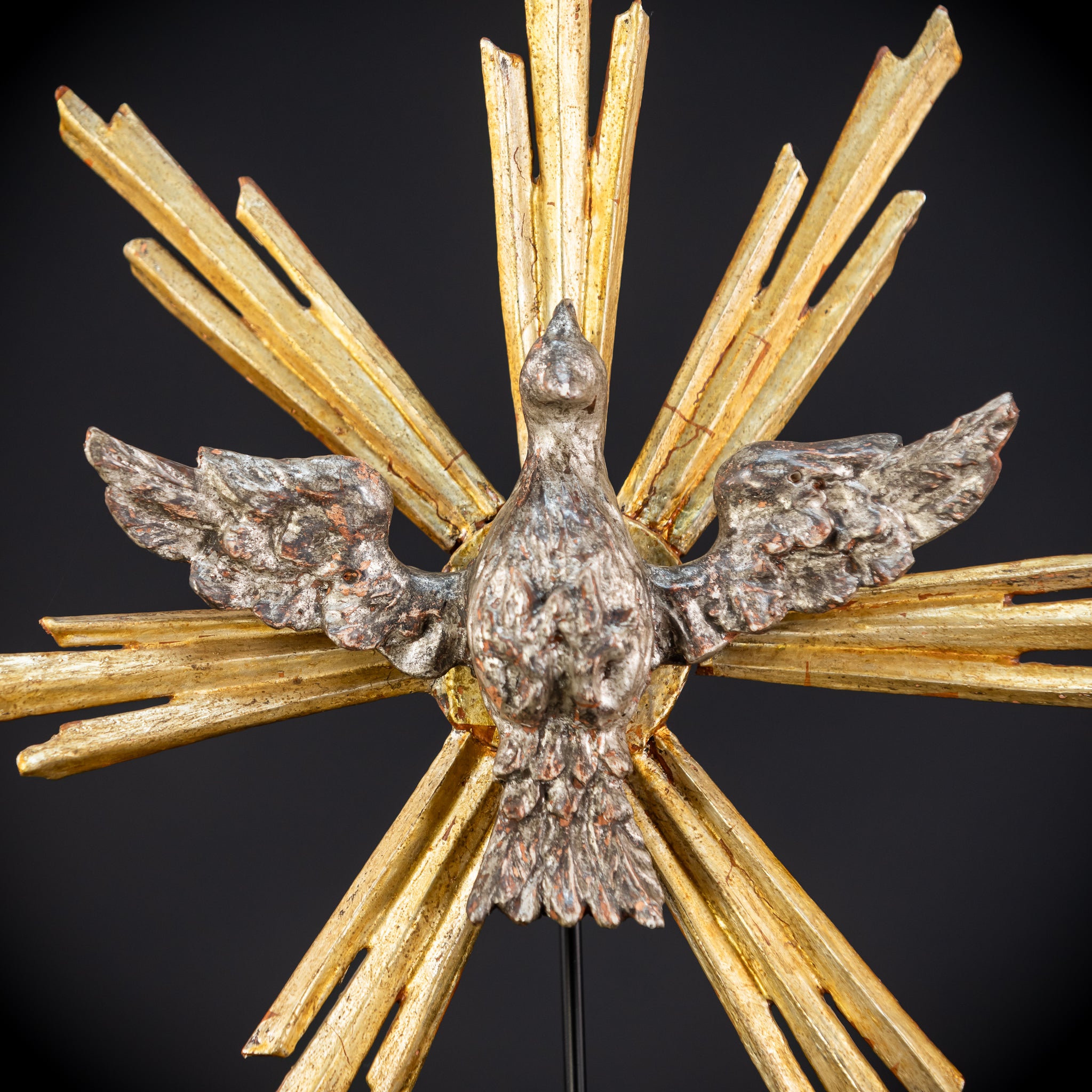 God The Holy Spirit Statue | 1700s Antique | 13.6" / 34.5 cm