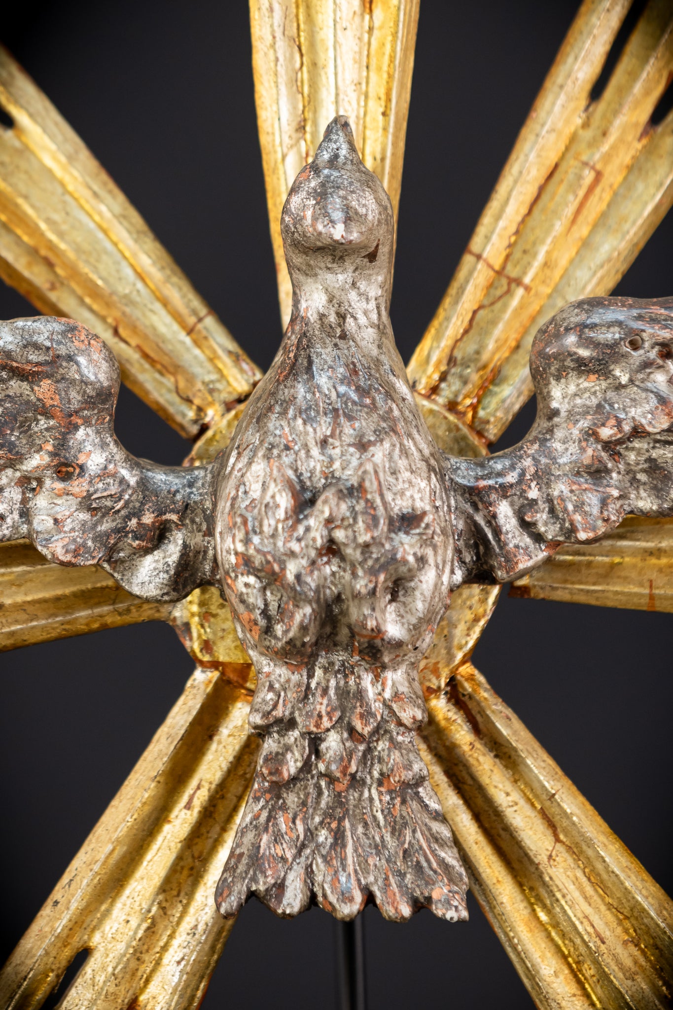God The Holy Spirit Statue | 1700s Antique | 13.6" / 34.5 cm