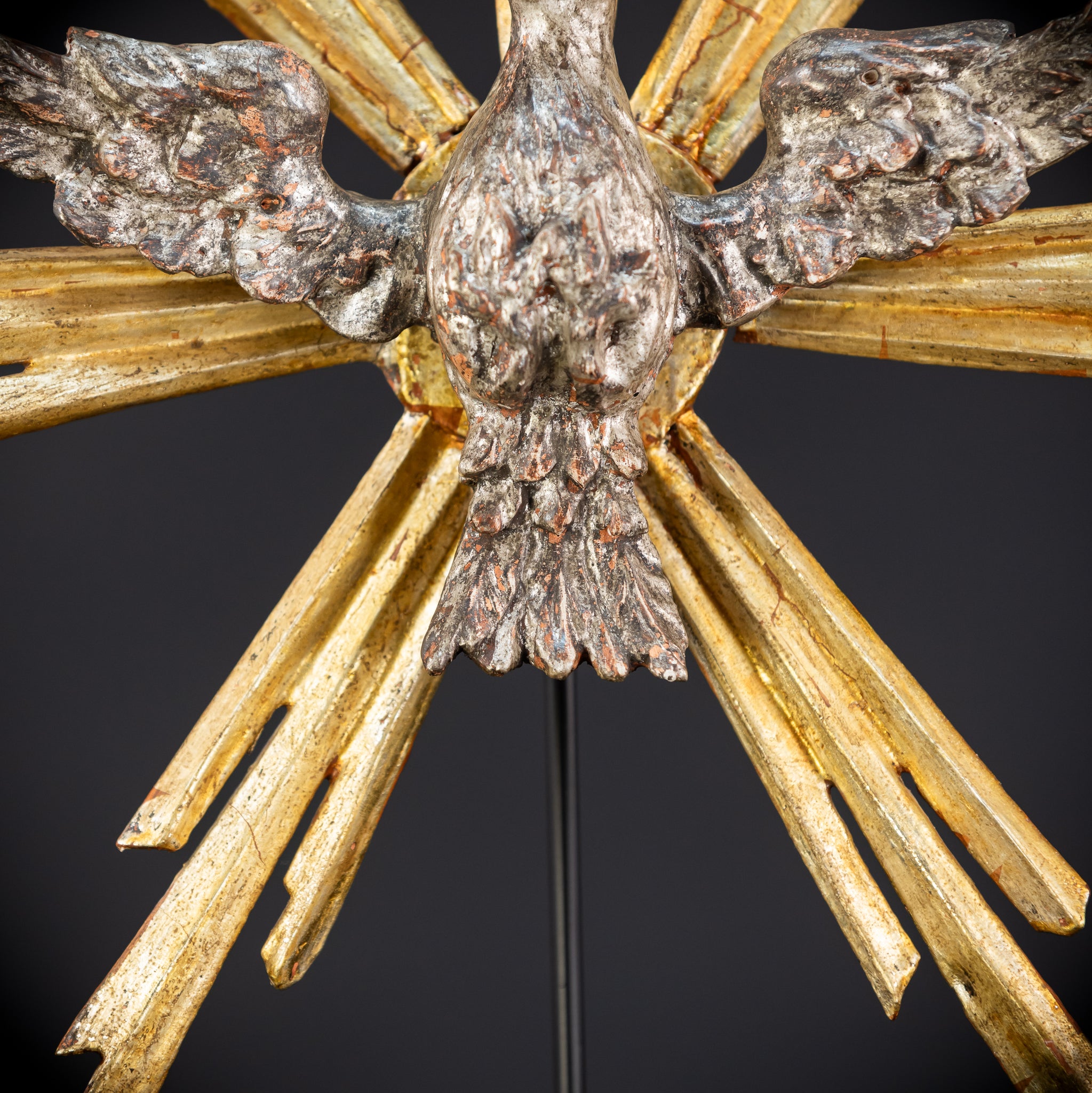 God The Holy Spirit Statue | 1700s Antique | 13.6" / 34.5 cm