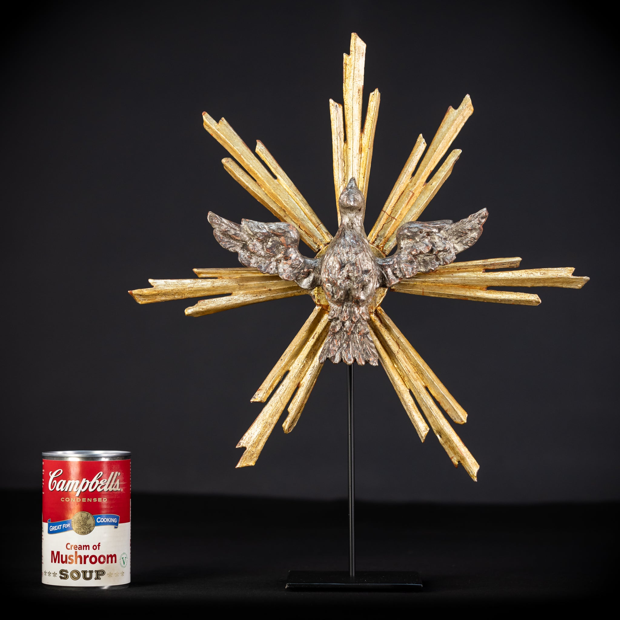 God The Holy Spirit Statue | 1700s Antique | 13.6" / 34.5 cm