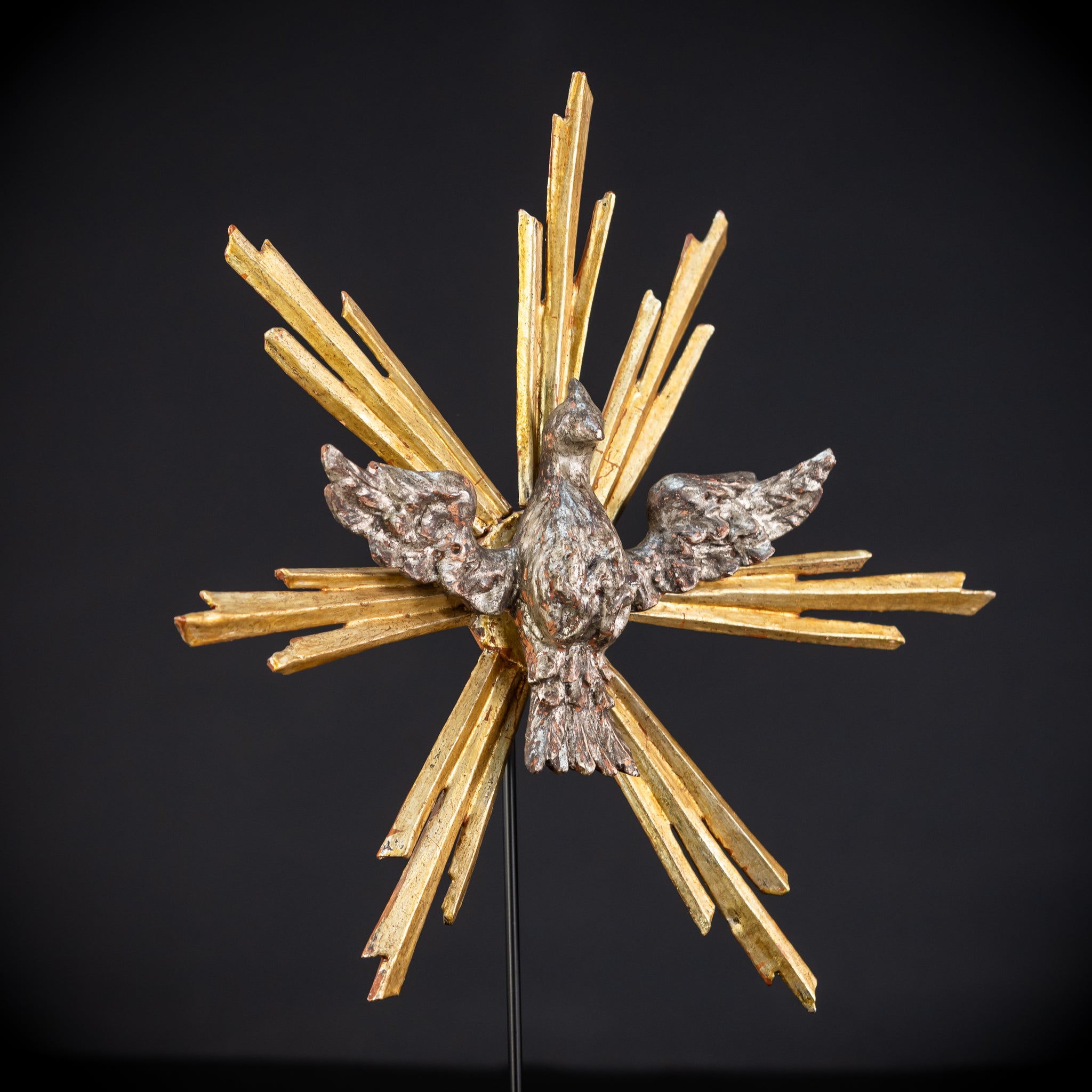 God The Holy Spirit Statue | 1700s Antique | 13.6" / 34.5 cm