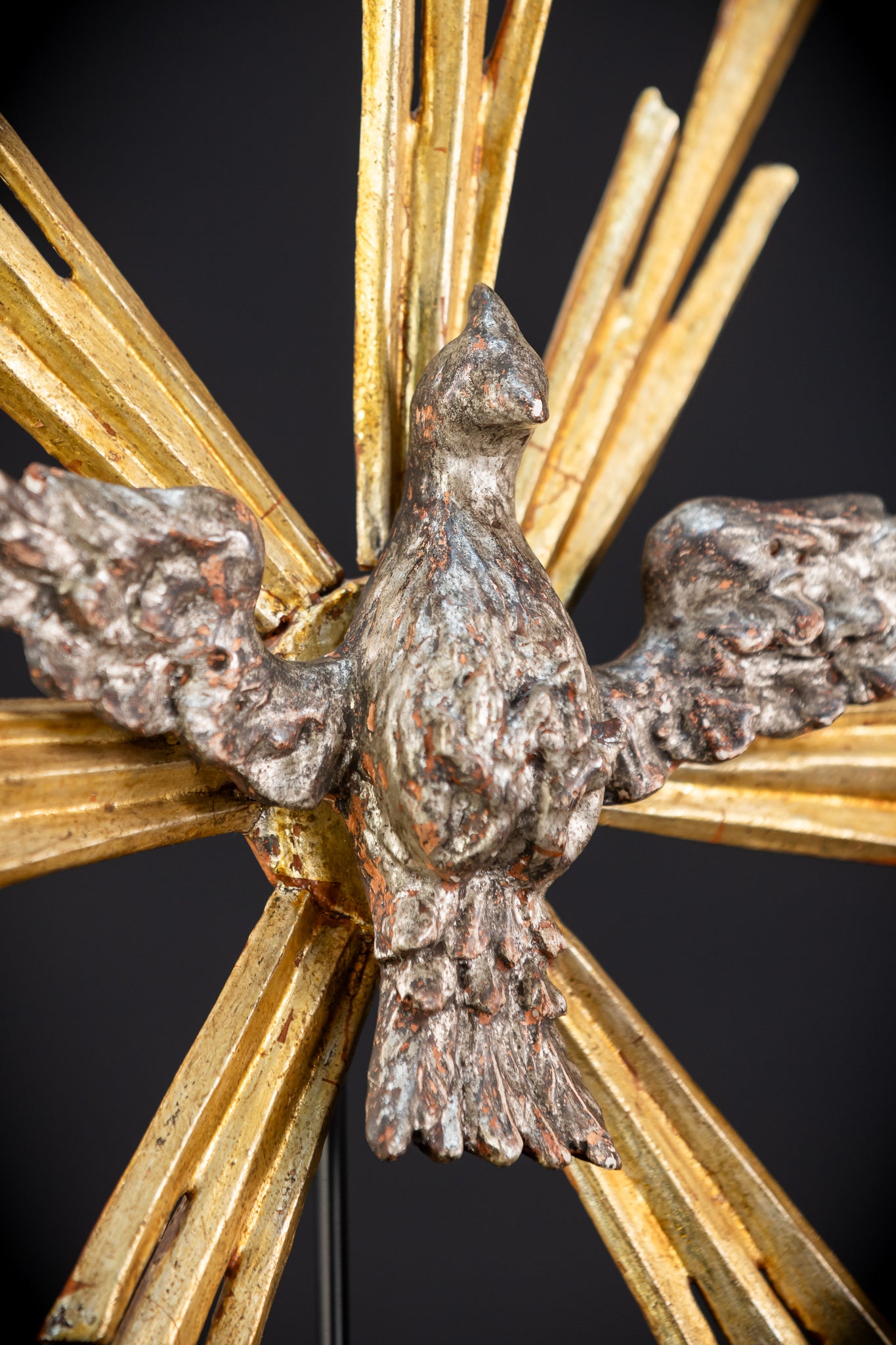 God The Holy Spirit Statue | 1700s Antique | 13.6" / 34.5 cm