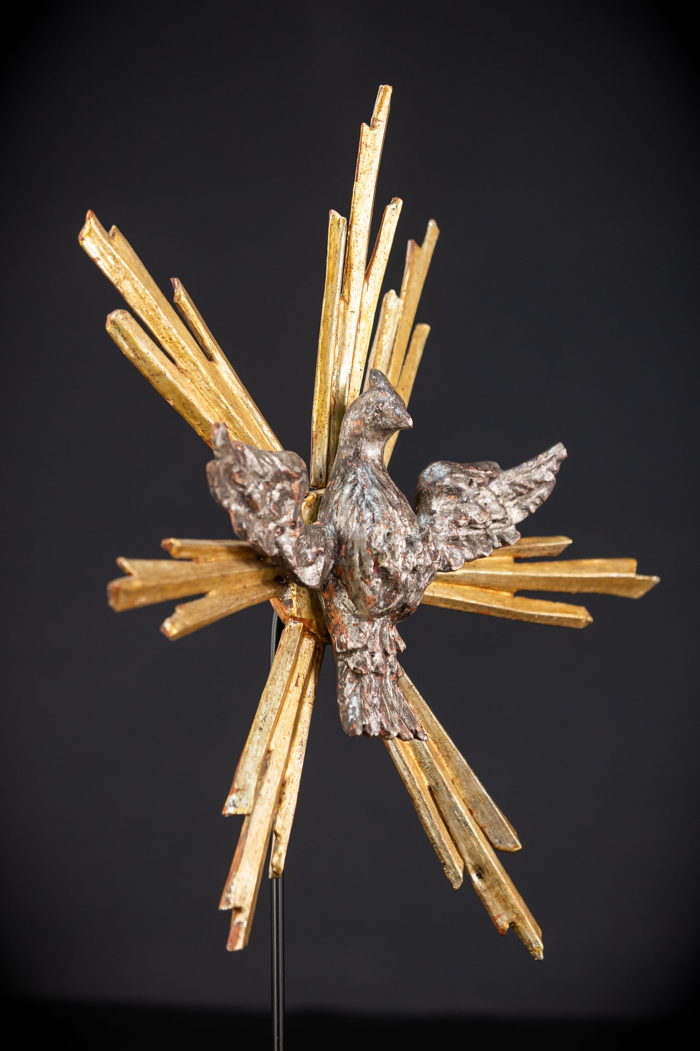 God The Holy Spirit Statue | 1700s Antique | 13.6" / 34.5 cm