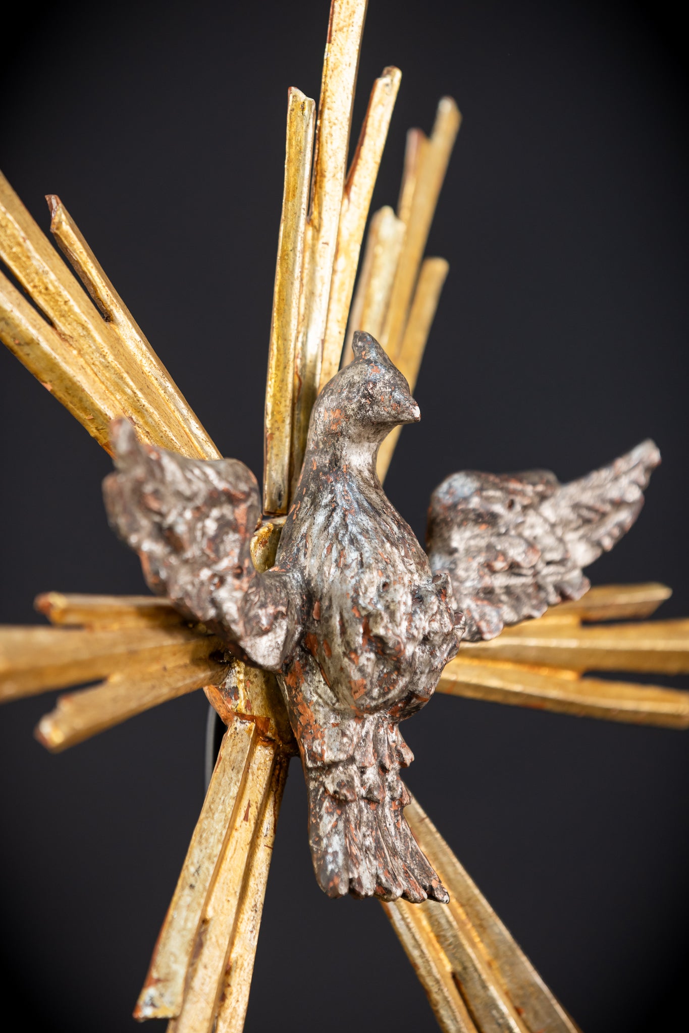 God The Holy Spirit Statue | 1700s Antique | 13.6" / 34.5 cm