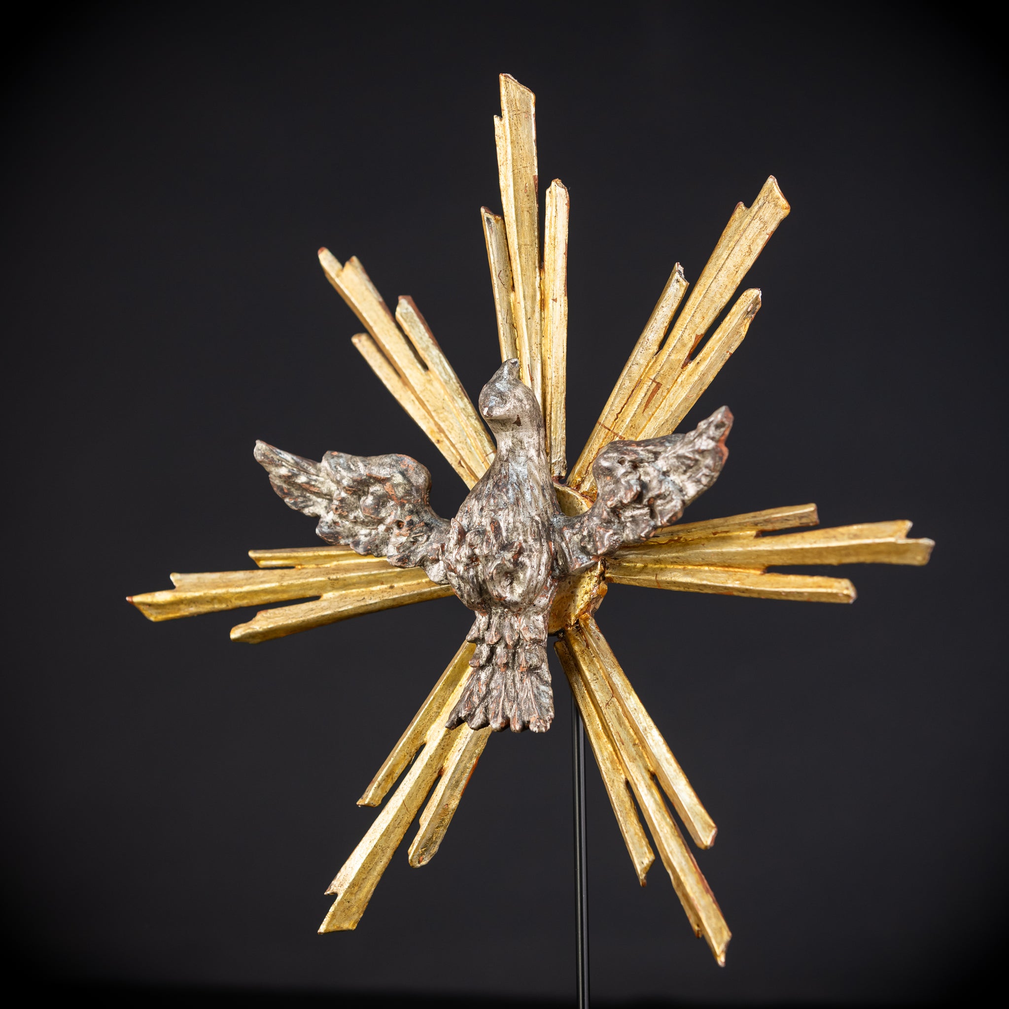 God The Holy Spirit Statue | 1700s Antique | 13.6" / 34.5 cm
