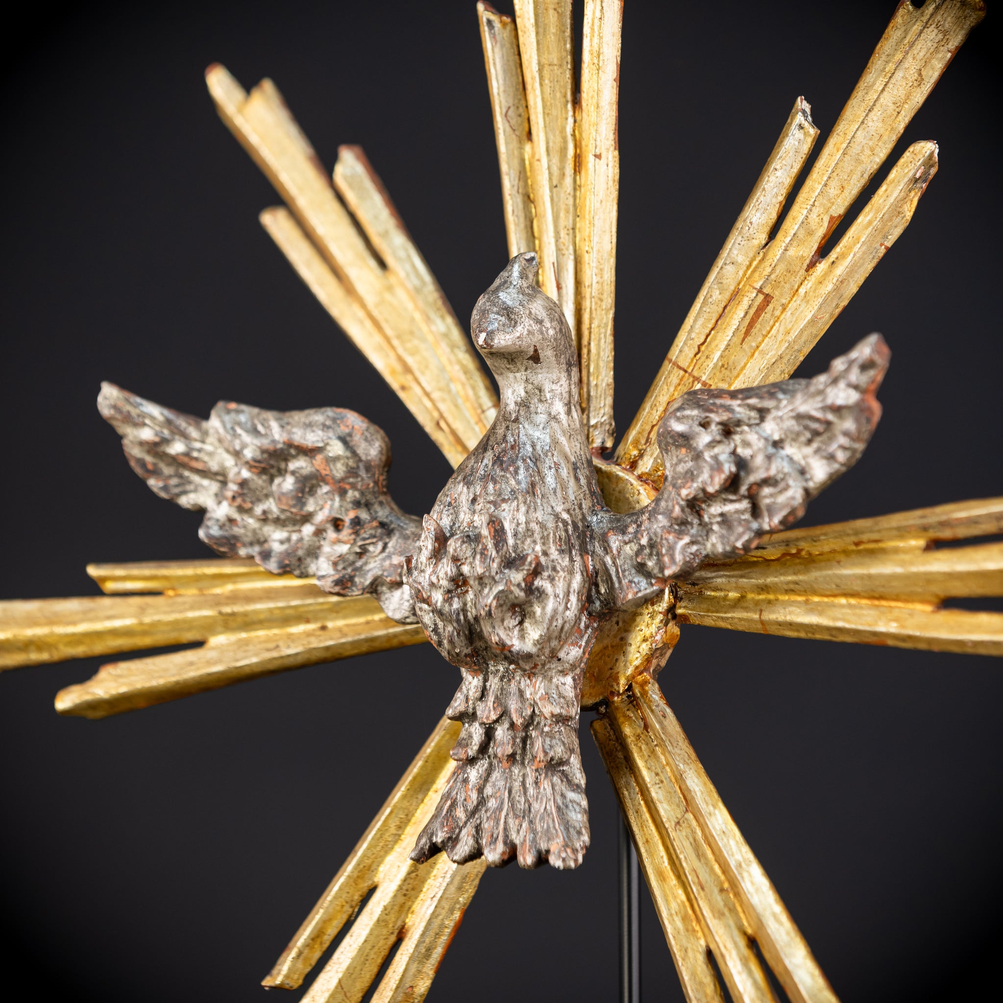 God The Holy Spirit Statue | 1700s Antique | 13.6" / 34.5 cm