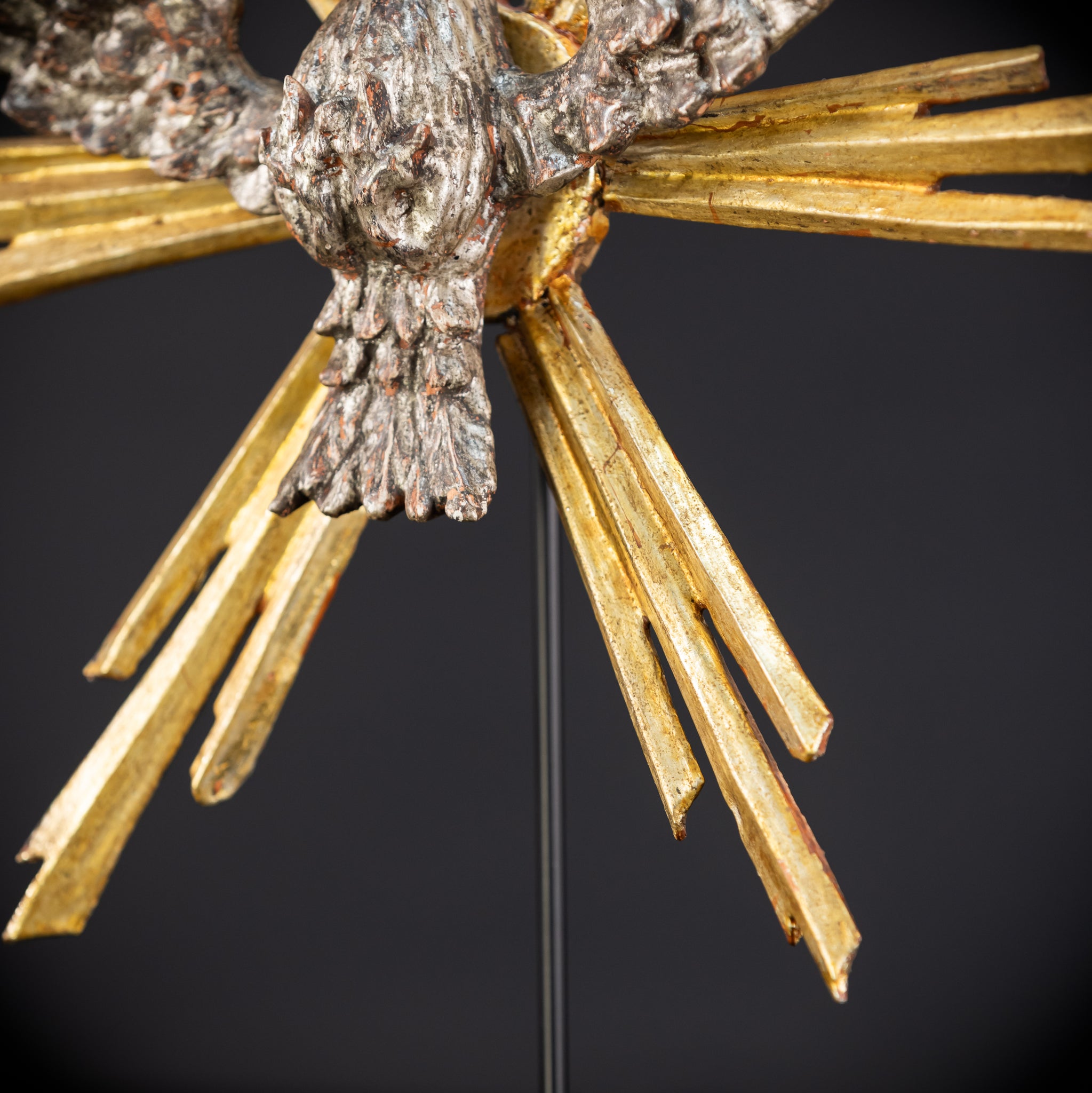 God The Holy Spirit Statue | 1700s Antique | 13.6" / 34.5 cm
