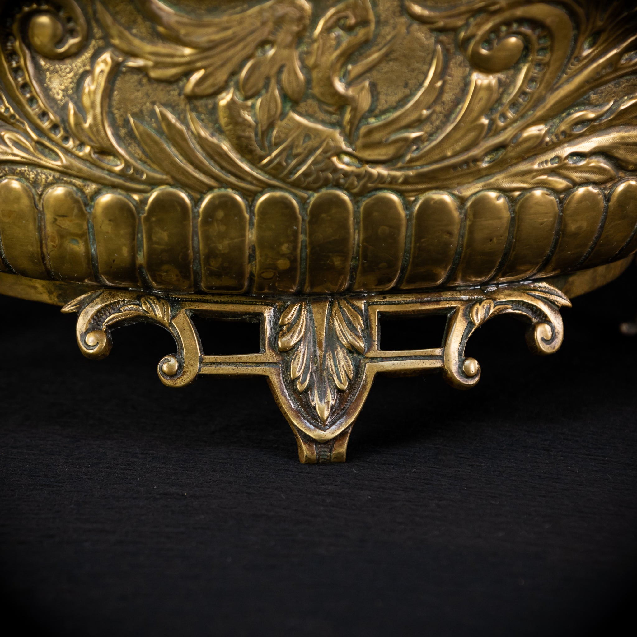 Jardiniere Brass | French 1700s Antique