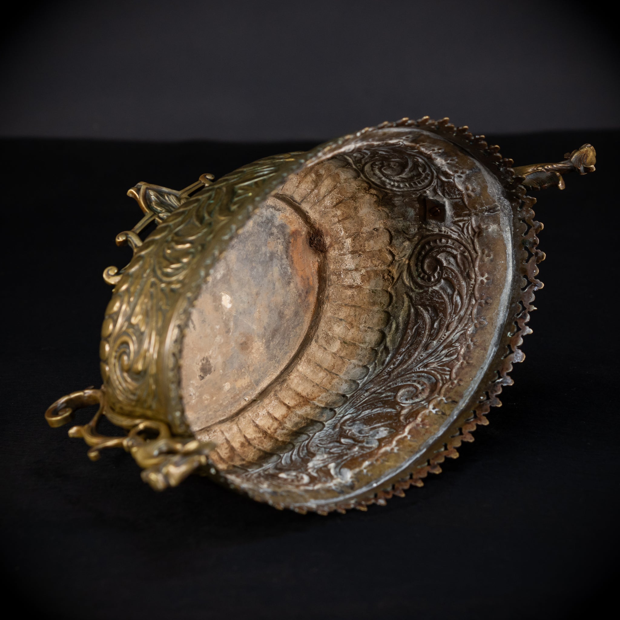 Jardiniere Brass | French 1700s Antique