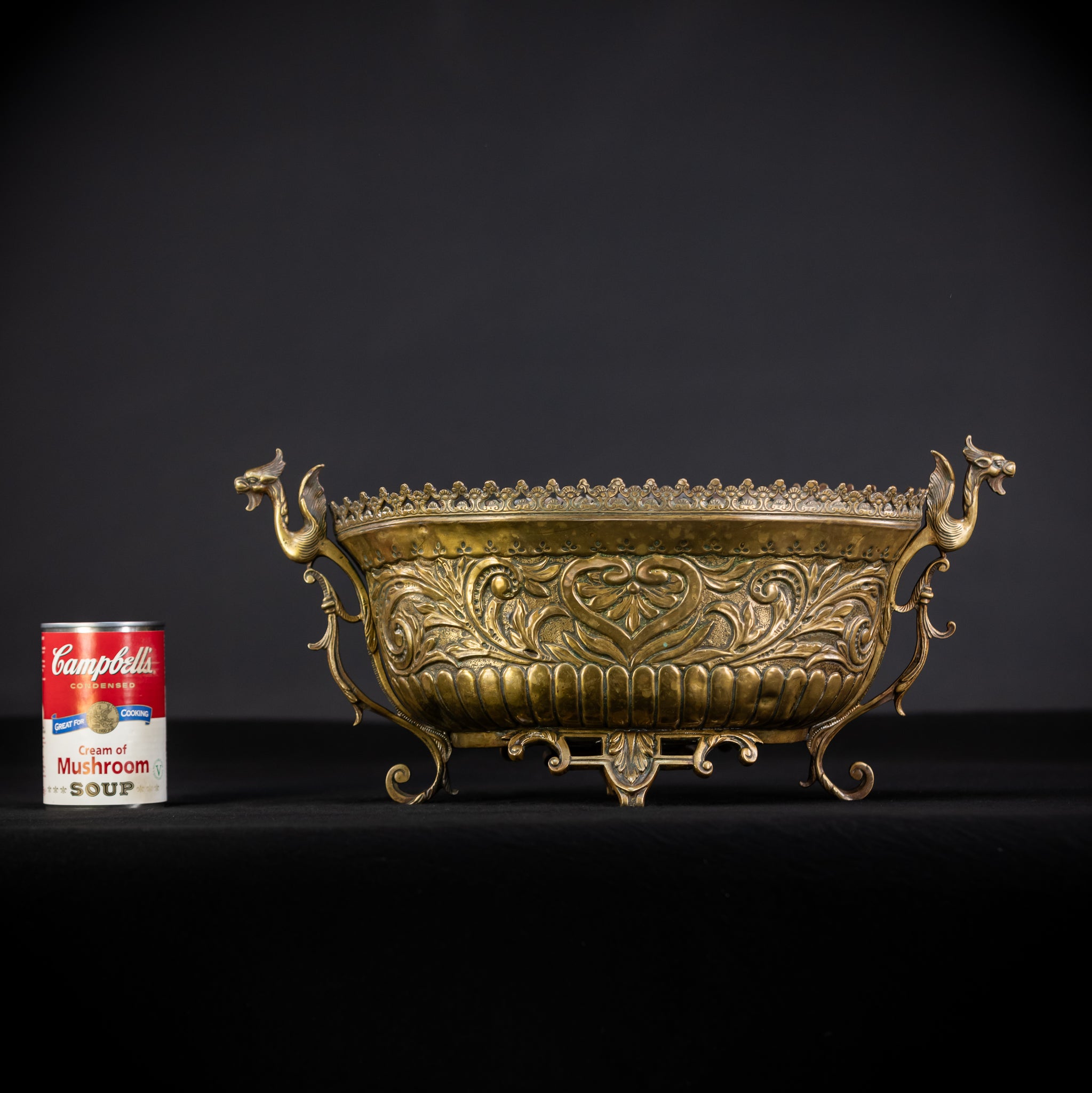 Jardiniere Brass | French 1700s Antique