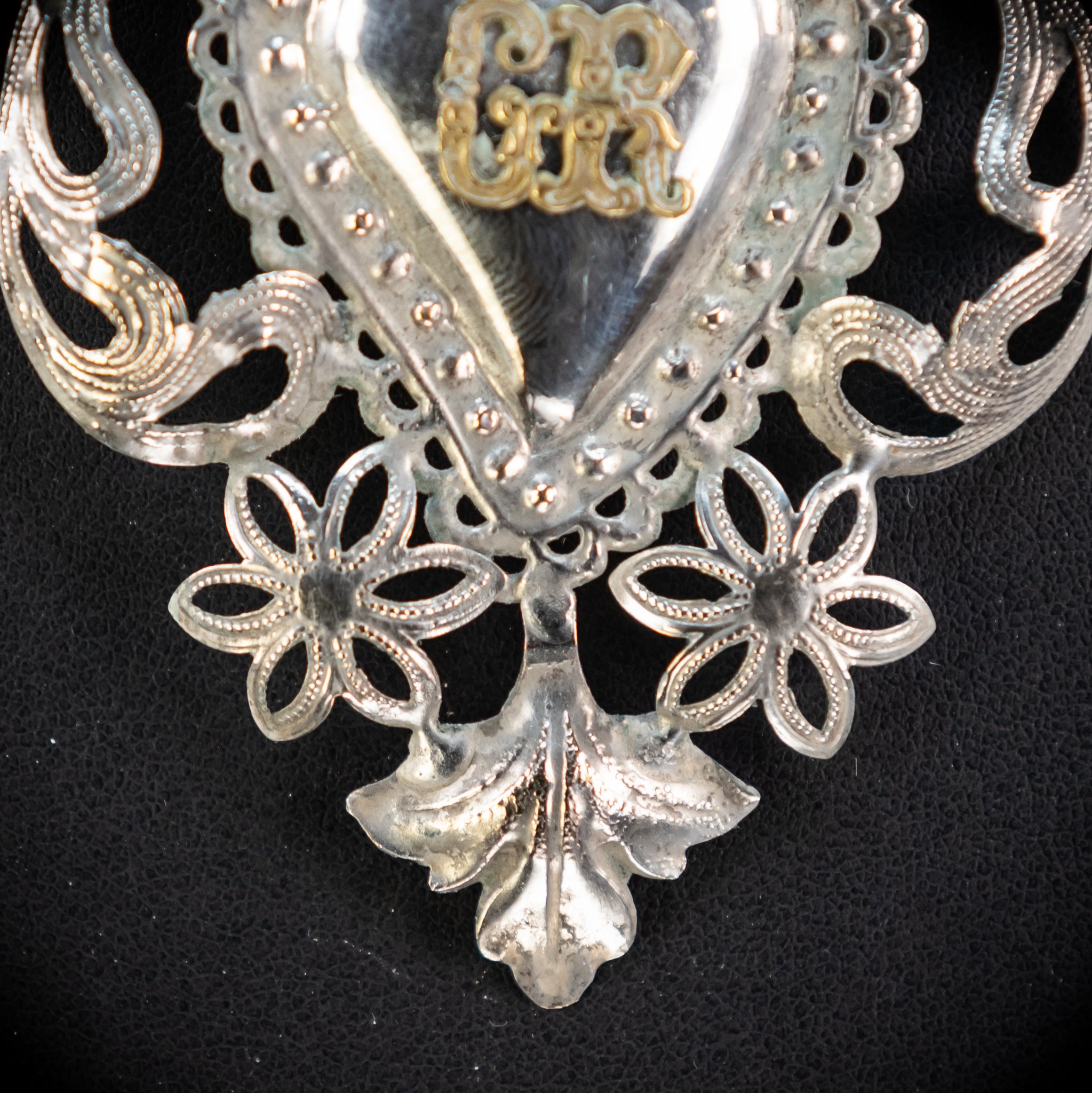 Solid Silver Votive Heart | 1800s Grace Received 3.5"