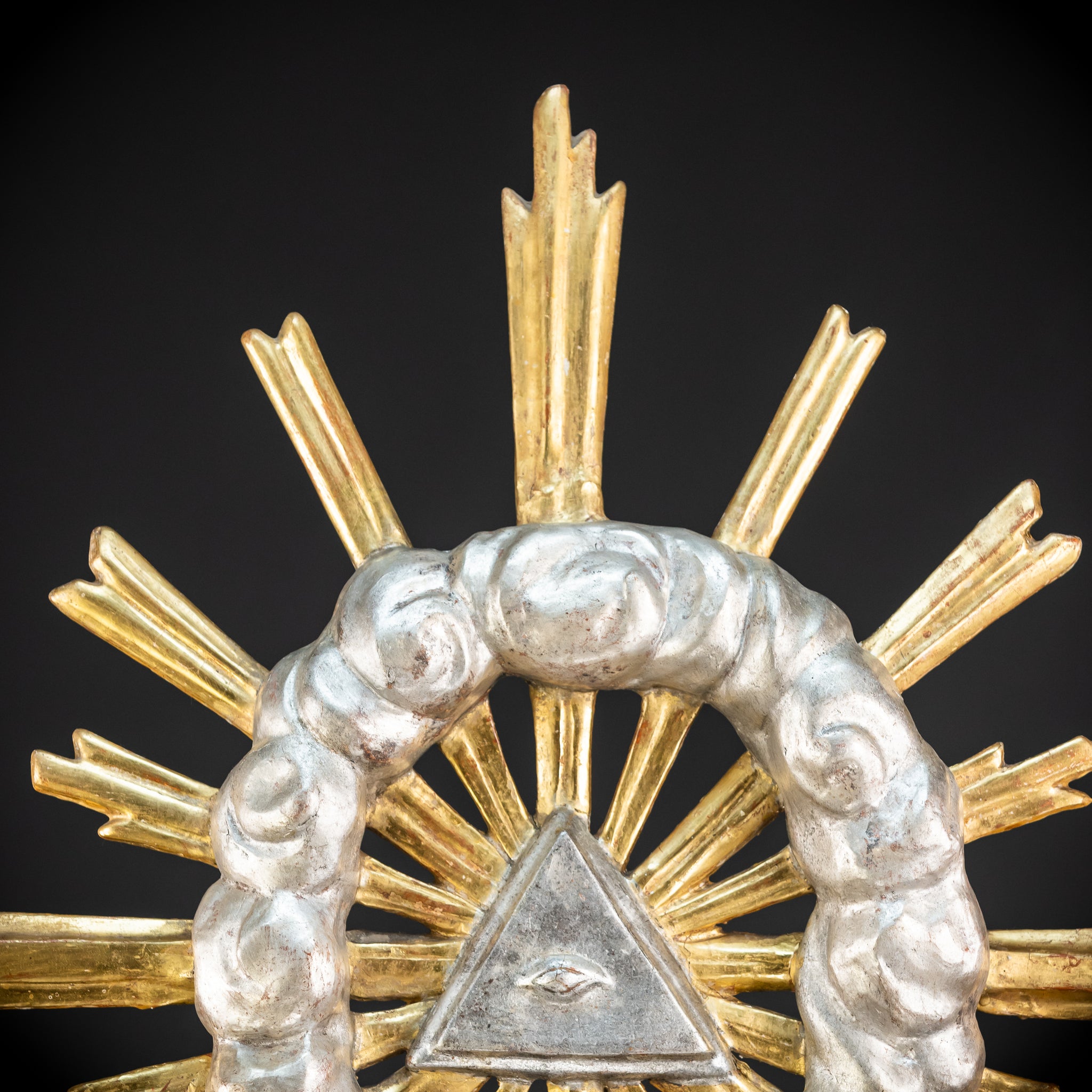 The Eye of Providence Baroque Wooden Sculpture | 1700s Antique