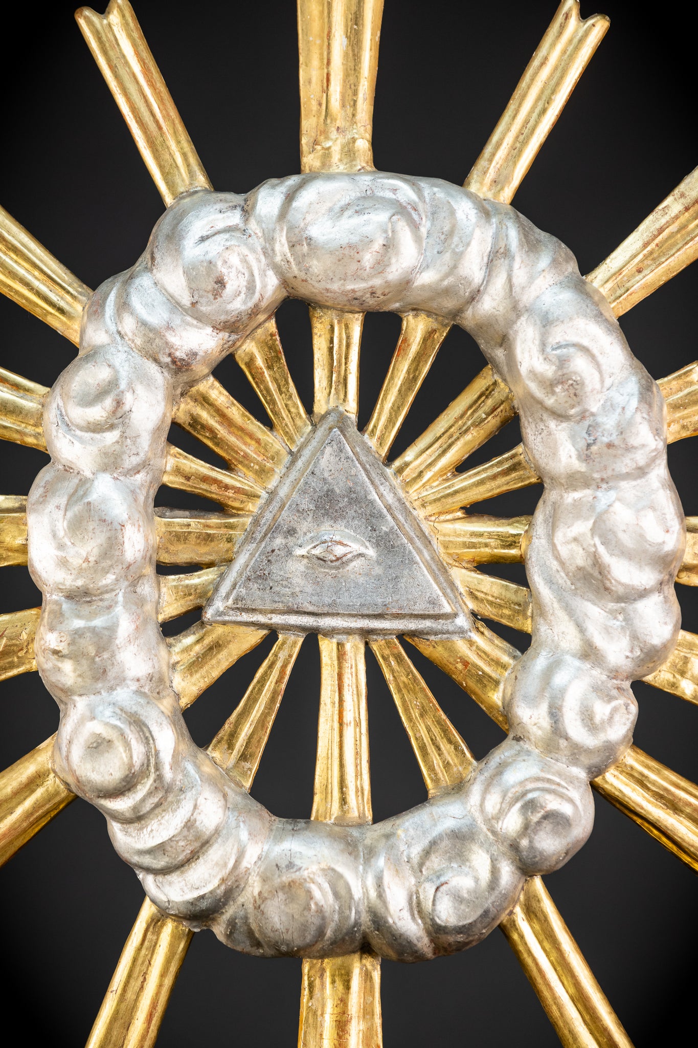 The Eye of Providence Baroque Wooden Sculpture | 1700s Antique