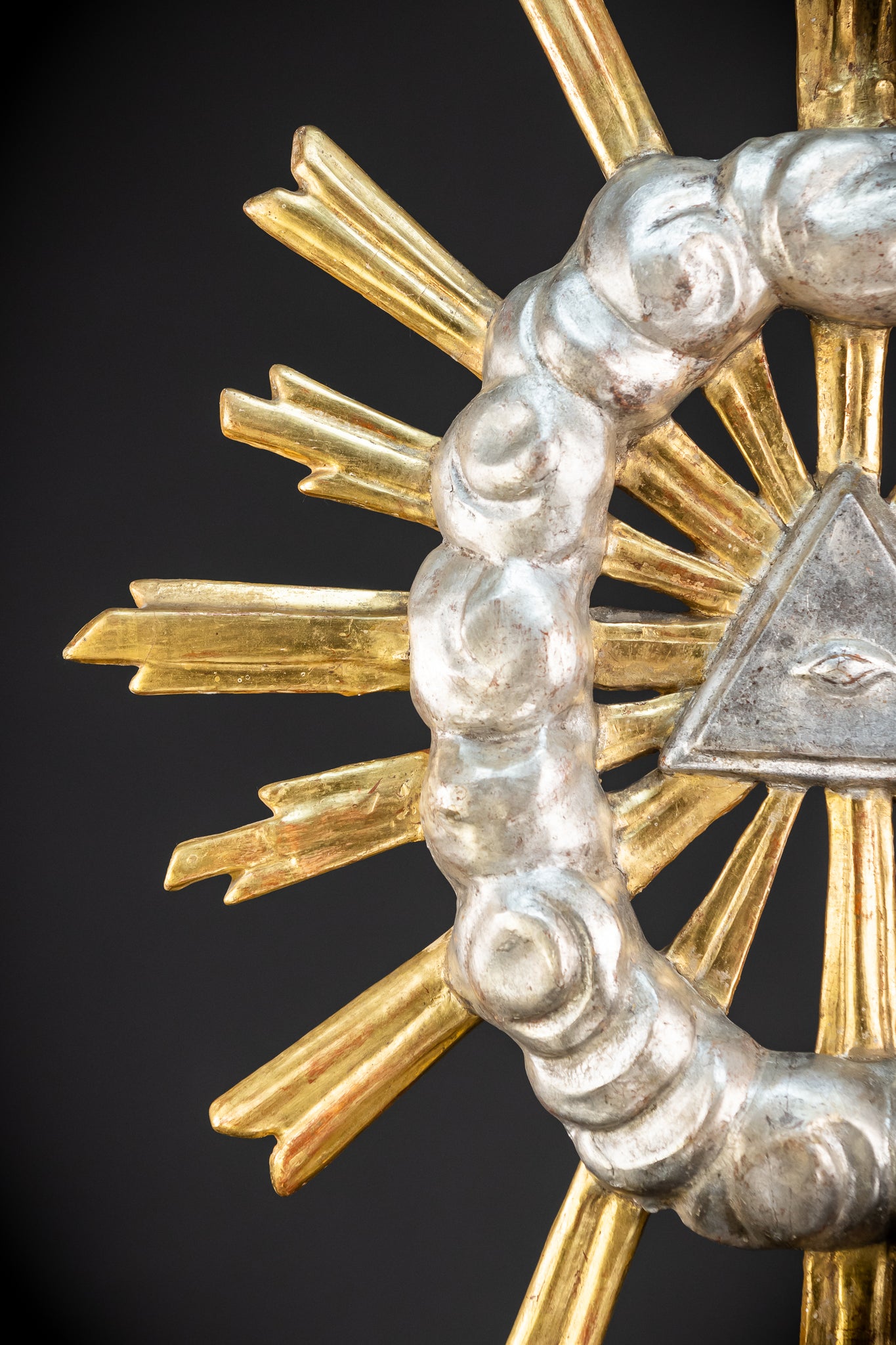 The Eye of Providence Baroque Wooden Sculpture | 1700s Antique