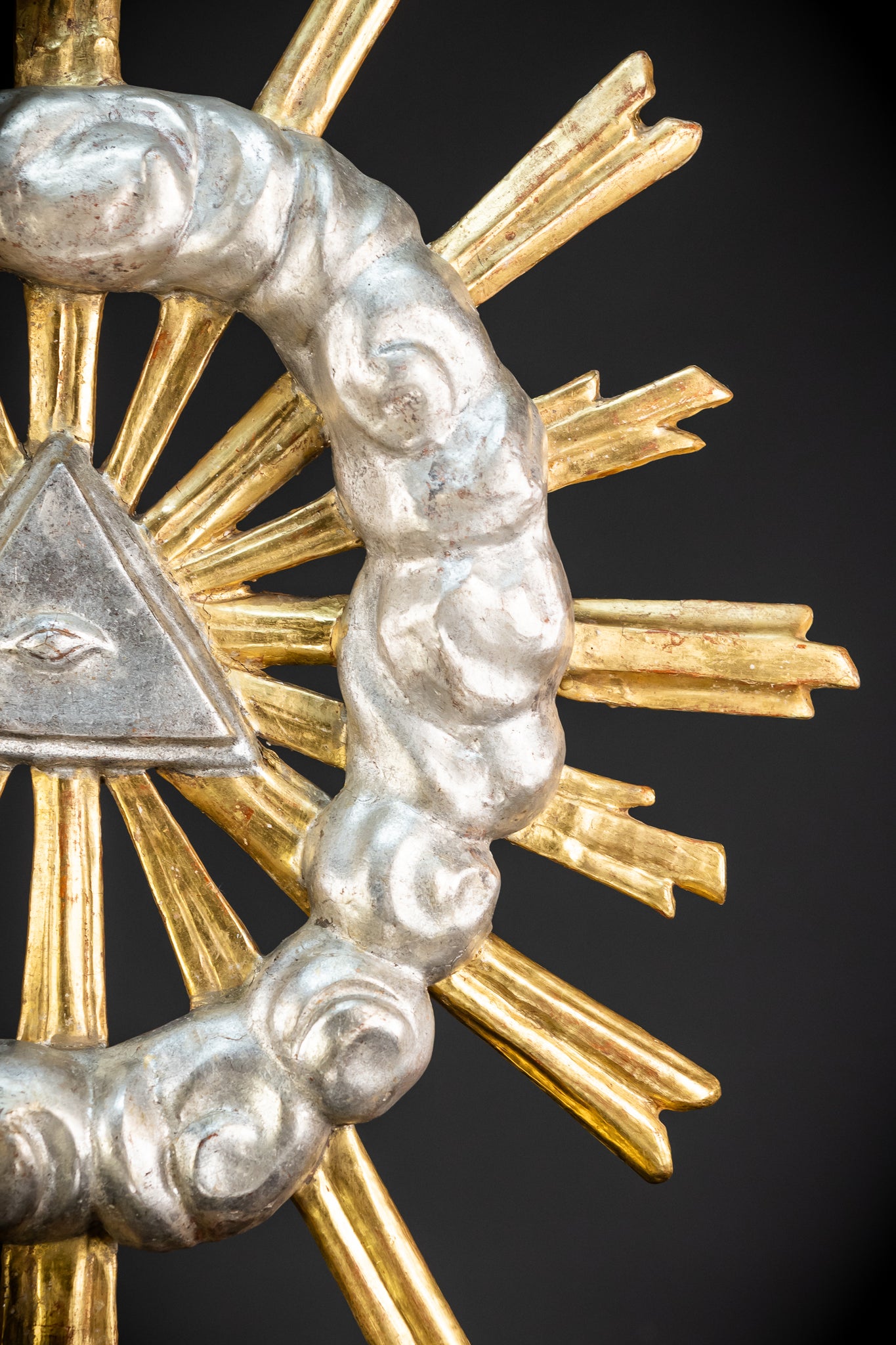 The Eye of Providence Baroque Wooden Sculpture | 1700s Antique