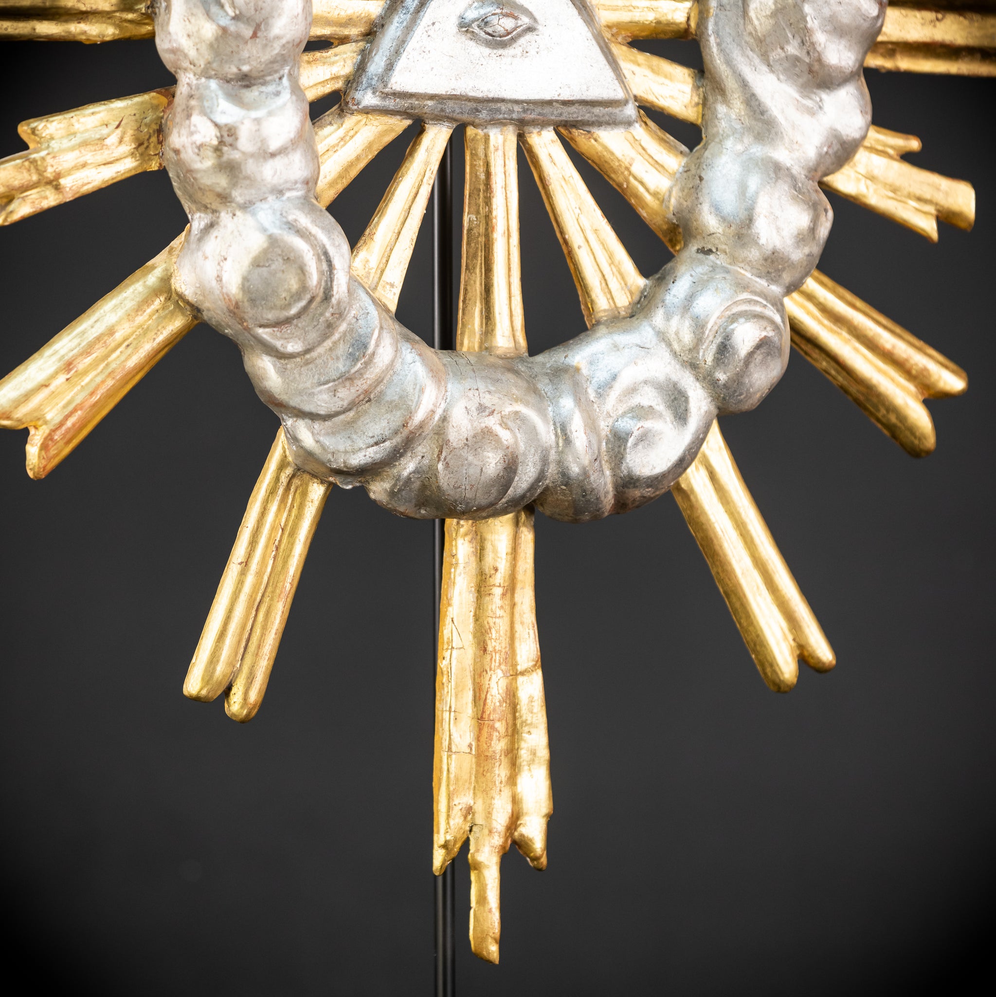 The Eye of Providence Baroque Wooden Sculpture | 1700s Antique