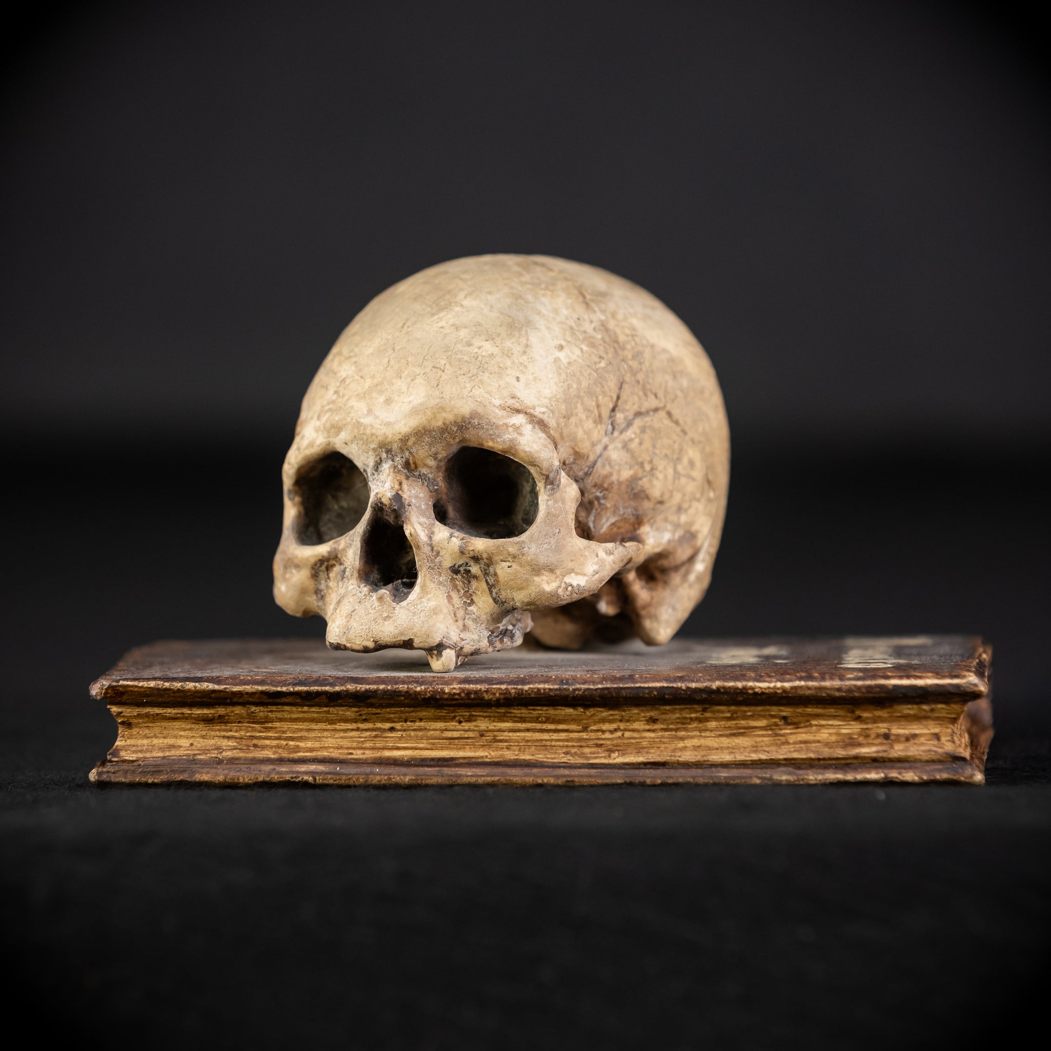 Memento Mori Wooden Sculpture | 1700s Antique