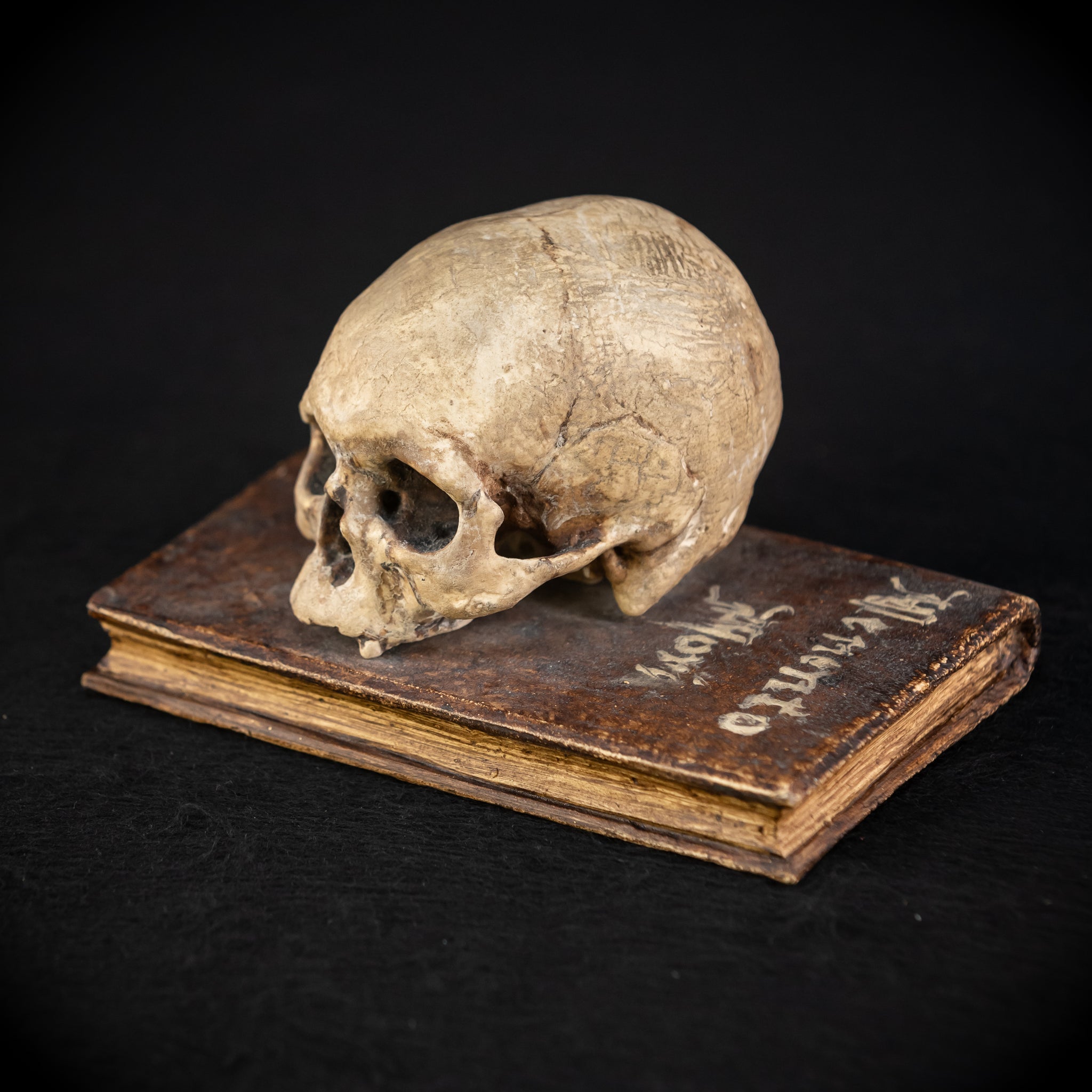 Memento Mori Wooden Sculpture | 1700s Antique