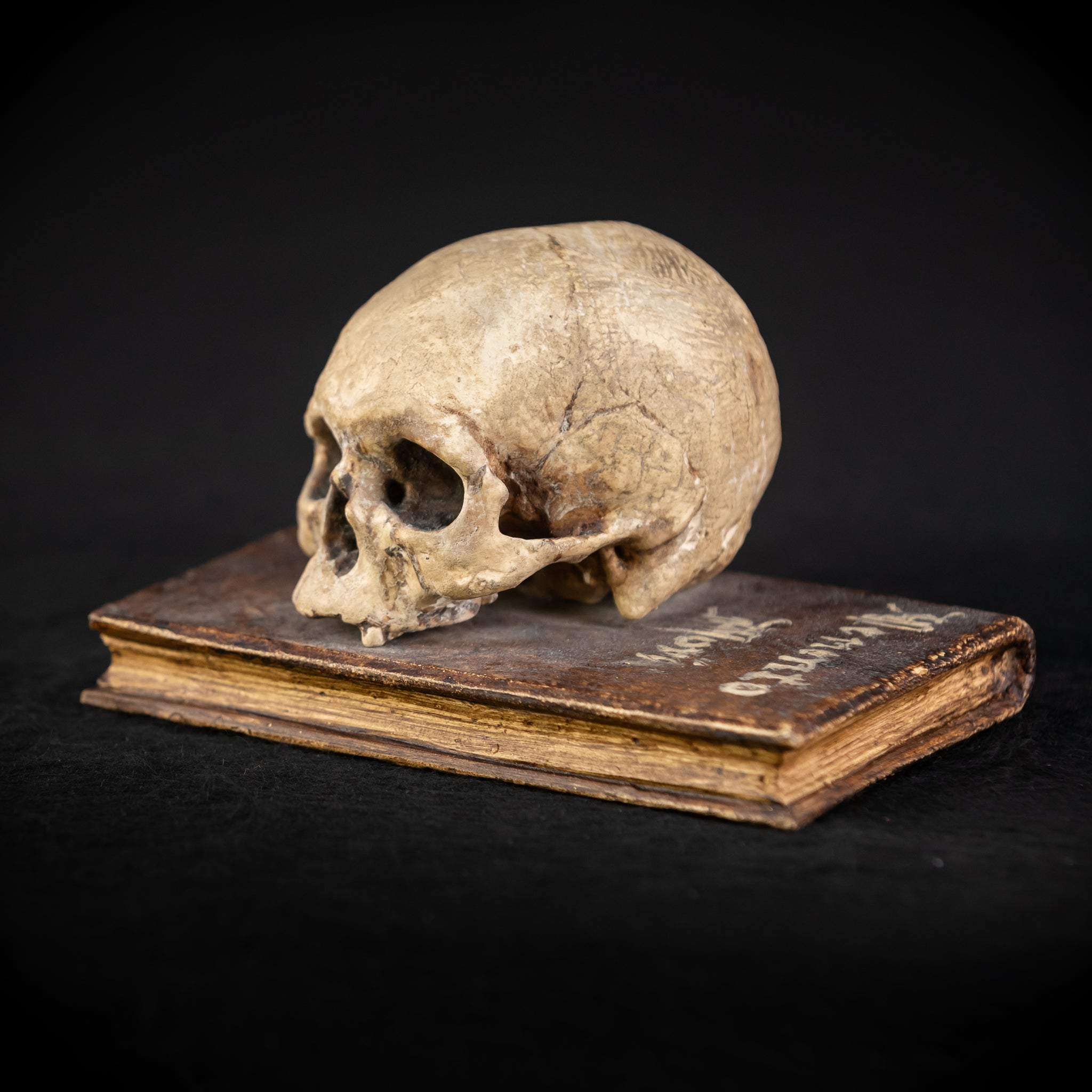 Memento Mori Wooden Sculpture | 1700s Antique