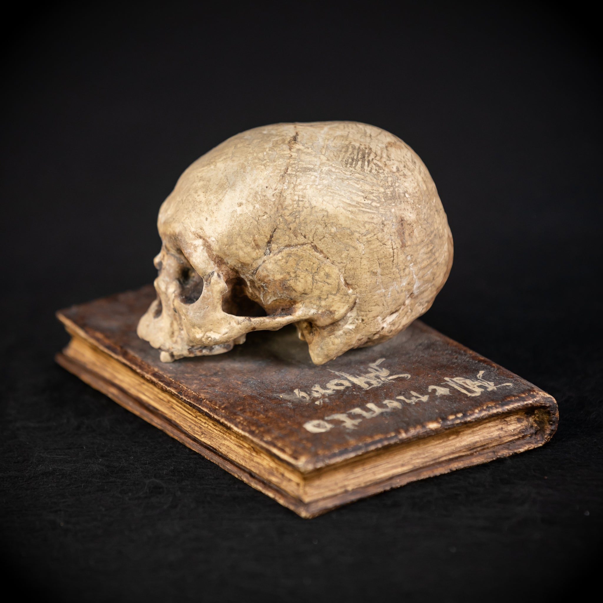 Memento Mori Wooden Sculpture | 1700s Antique