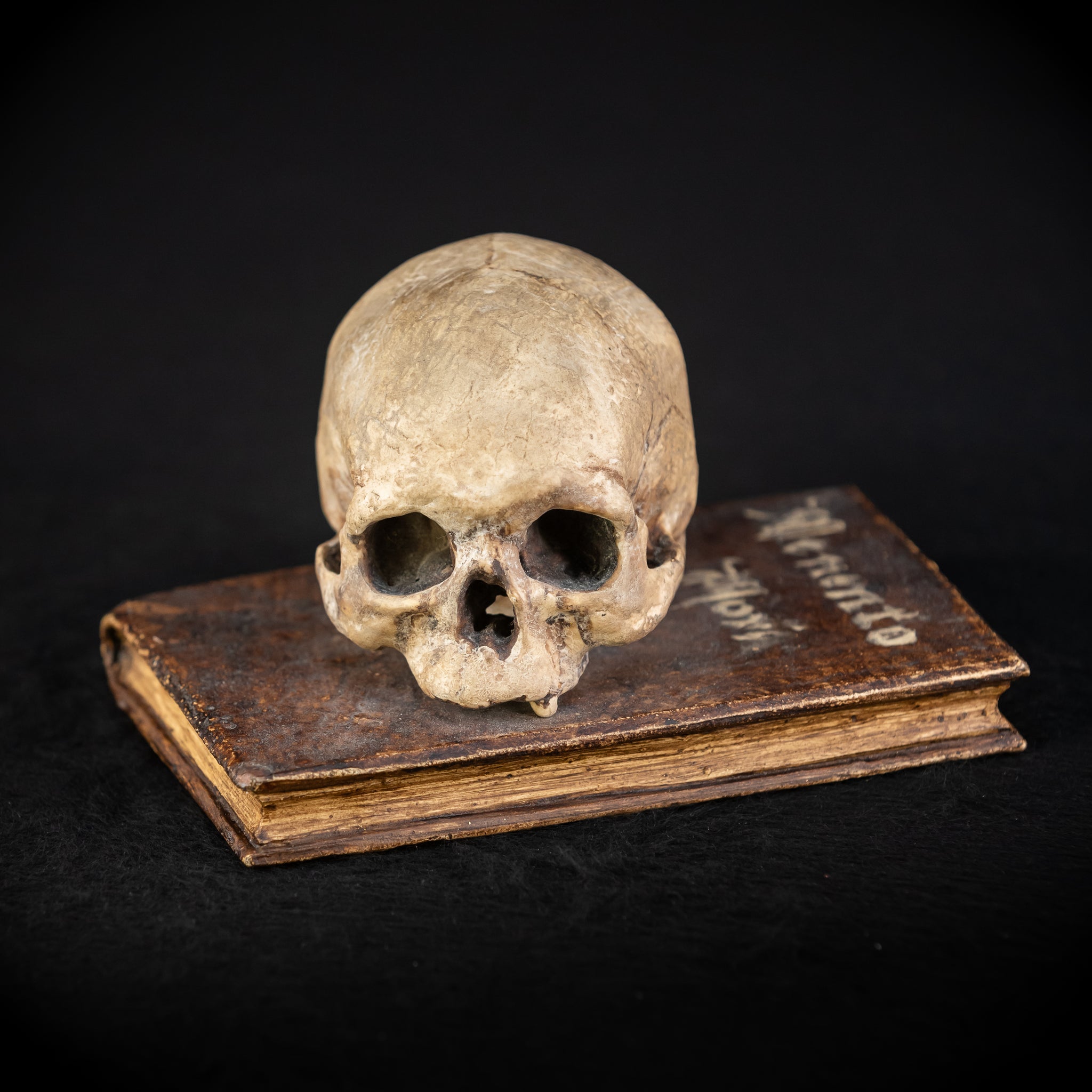 Memento Mori Wooden Sculpture | 1700s Antique