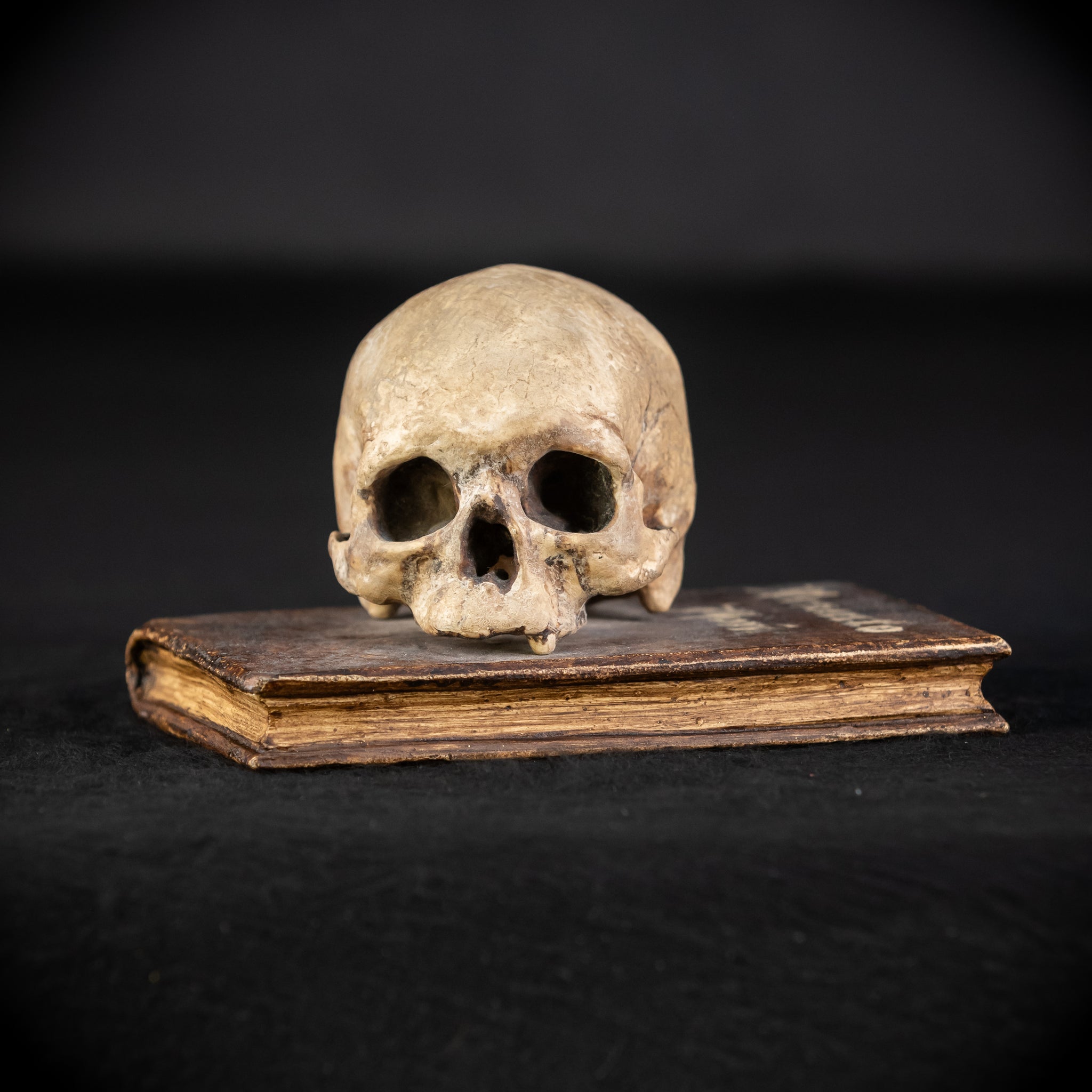 Memento Mori Wooden Sculpture | 1700s Antique