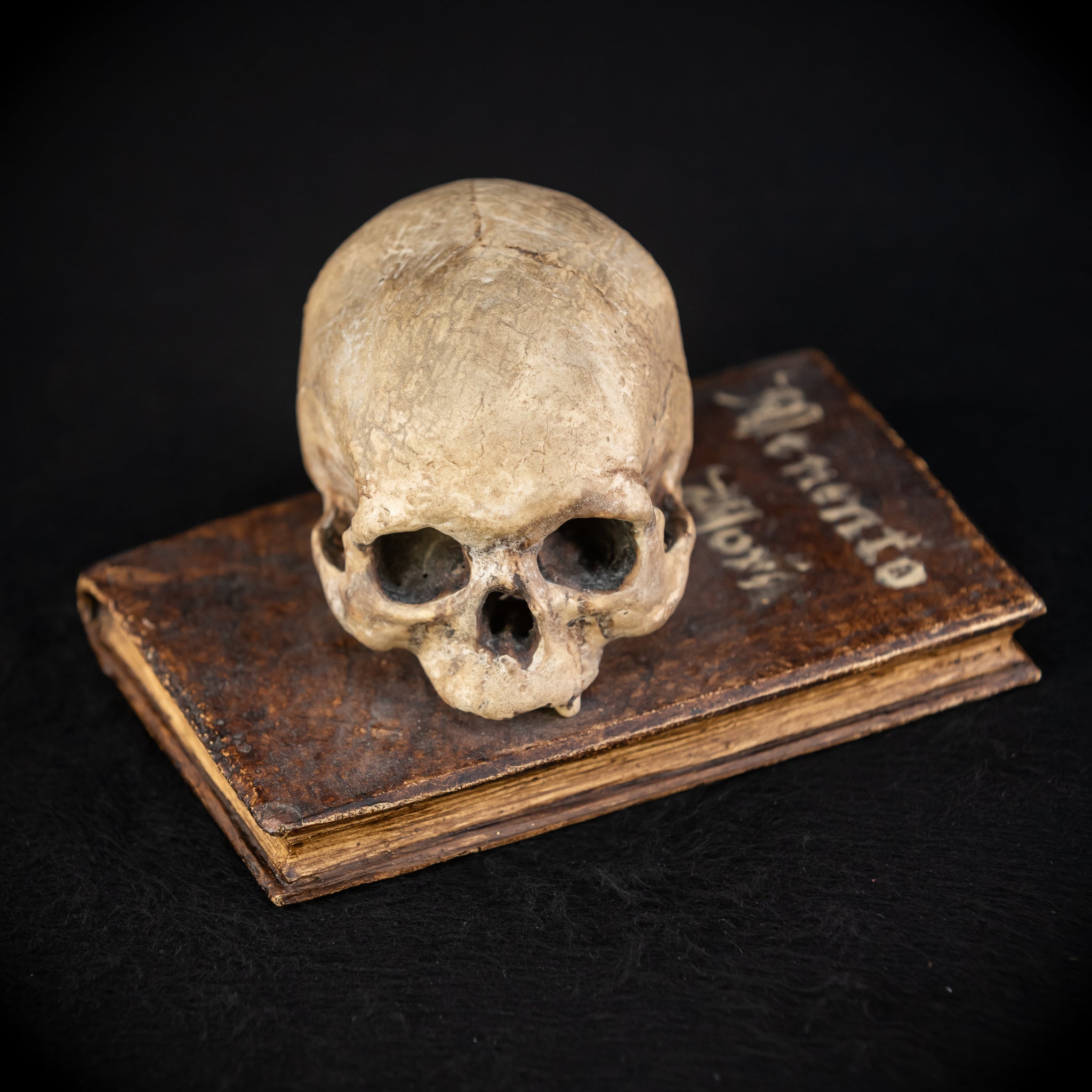 Memento Mori Wooden Sculpture | 1700s Antique
