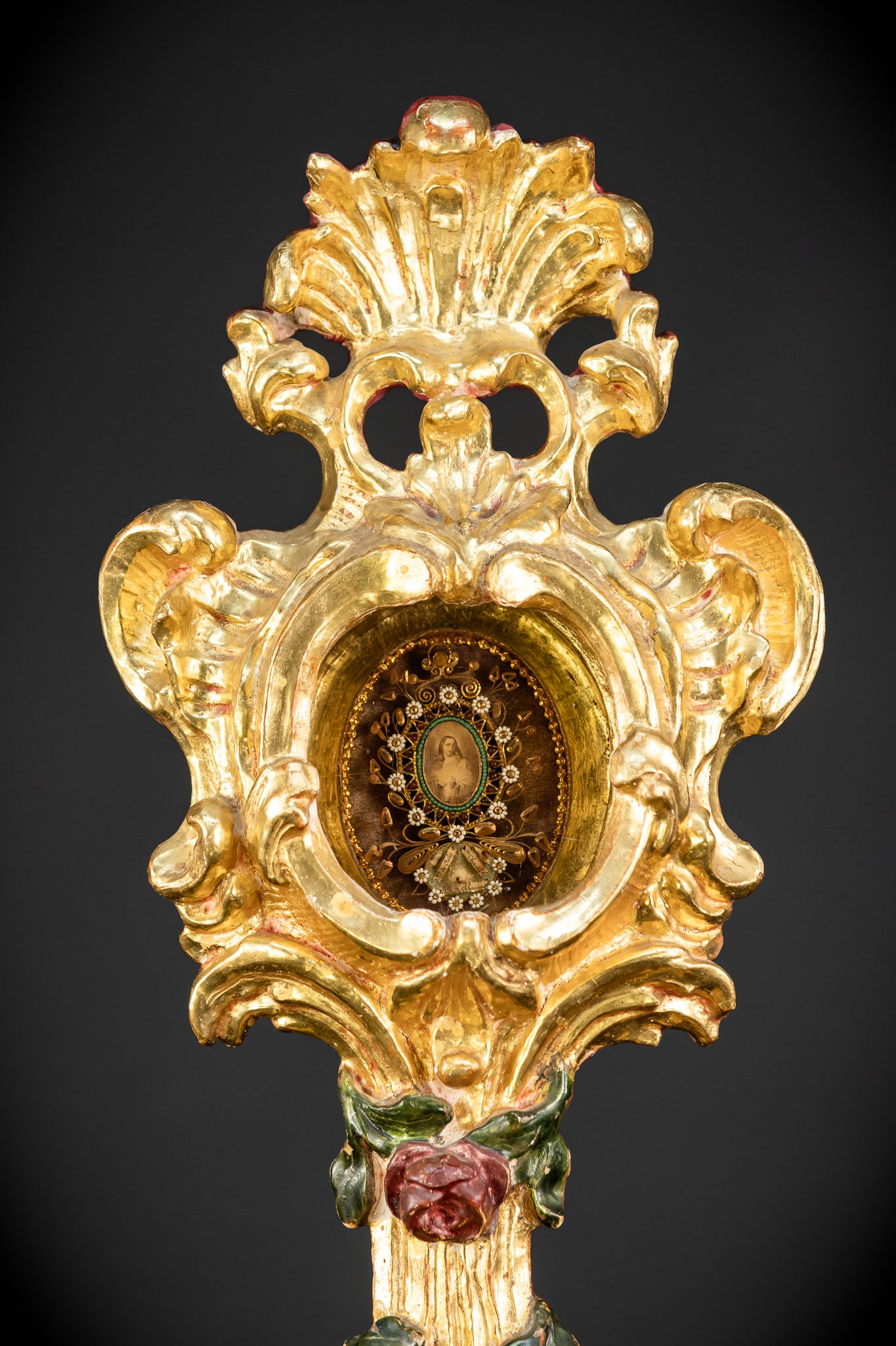Reliquary Antique 18th Century 22" / 56 cm