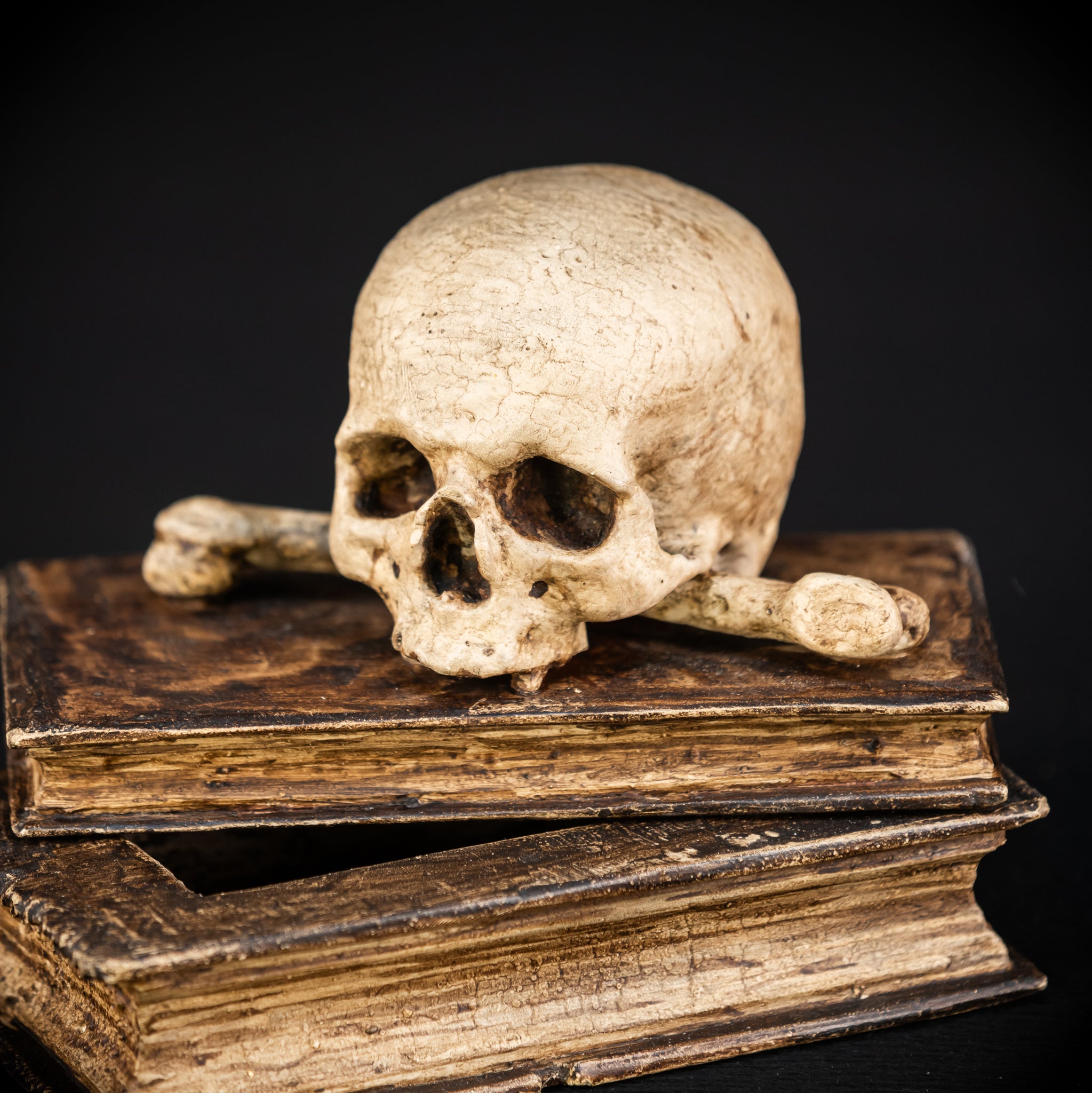 Healers Memento Mori Wooden Sculpture | 18th Century