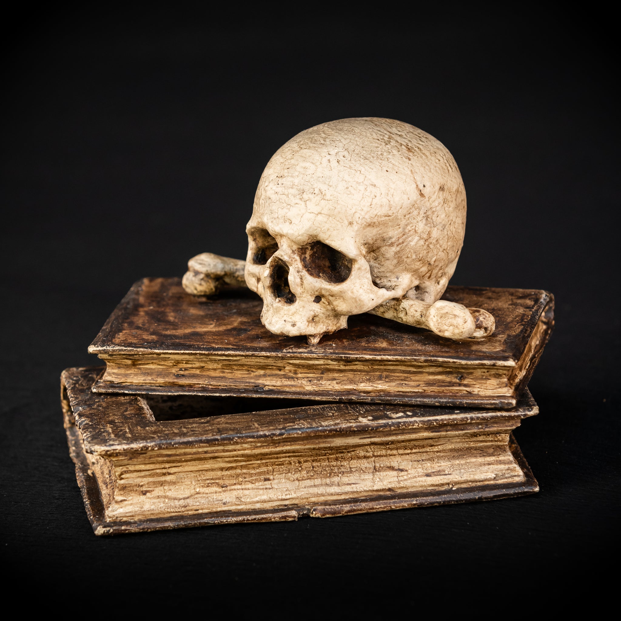 Healers Memento Mori Wooden Sculpture | 18th Century