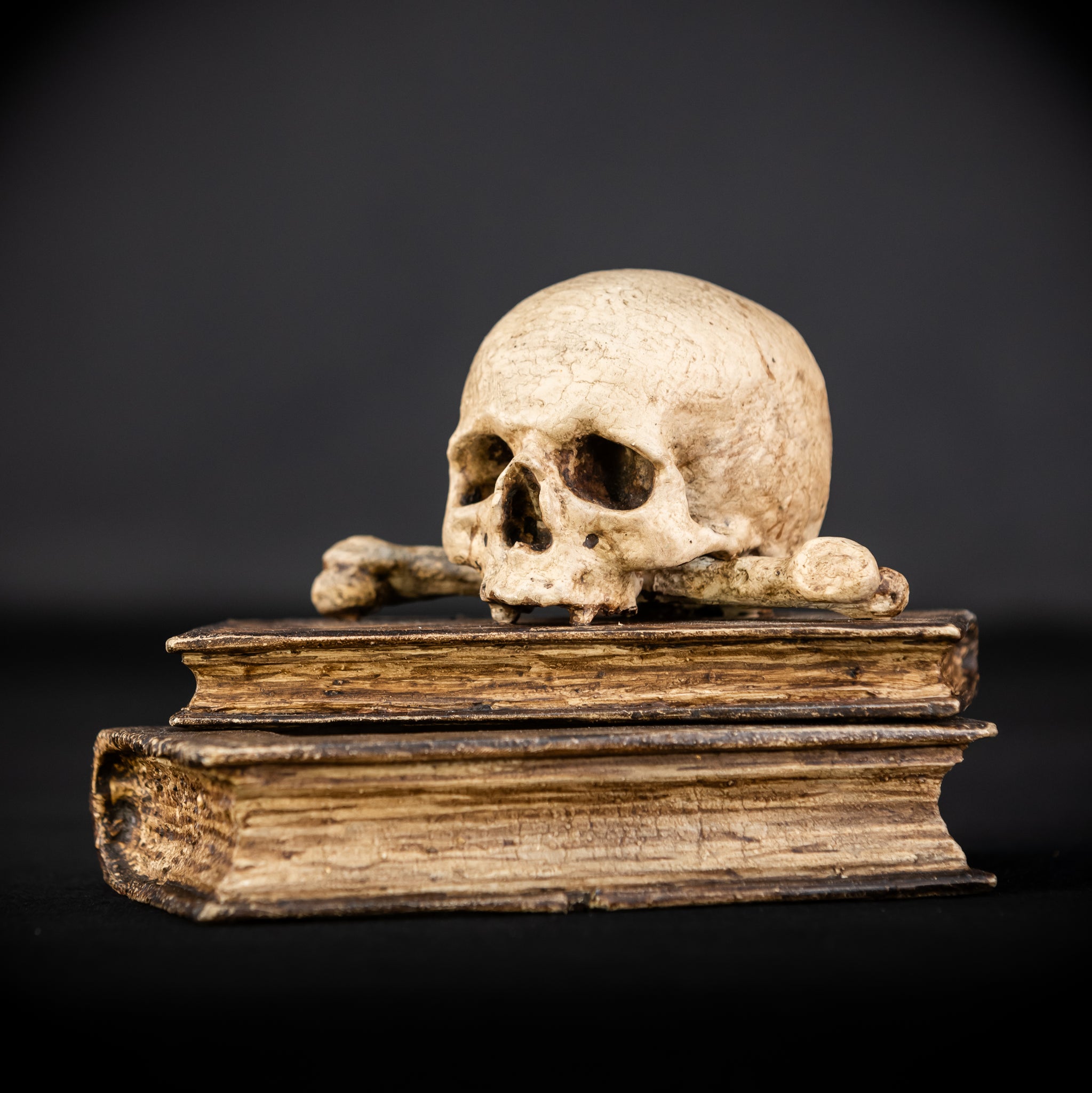 Healers Memento Mori Wooden Sculpture | 18th Century