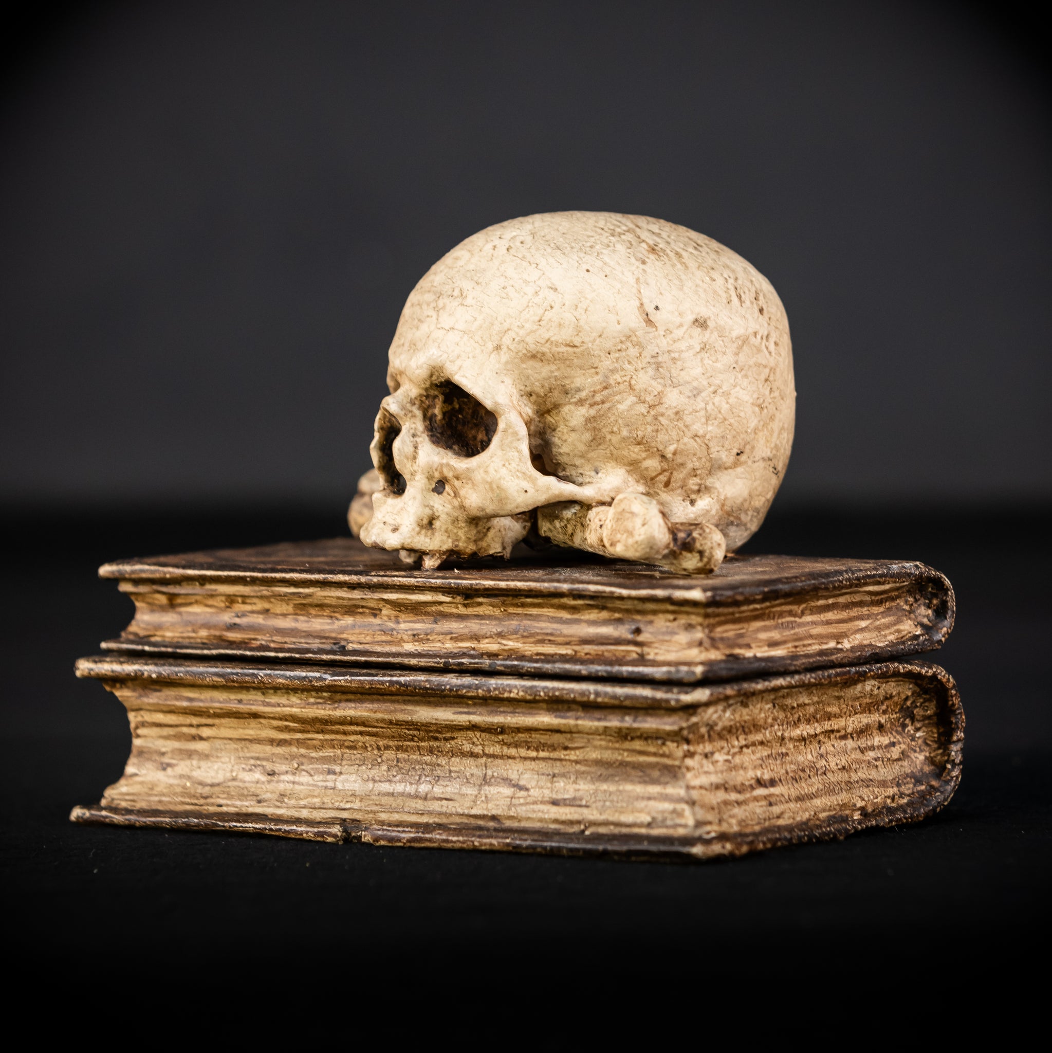 Healers Memento Mori Wooden Sculpture | 18th Century