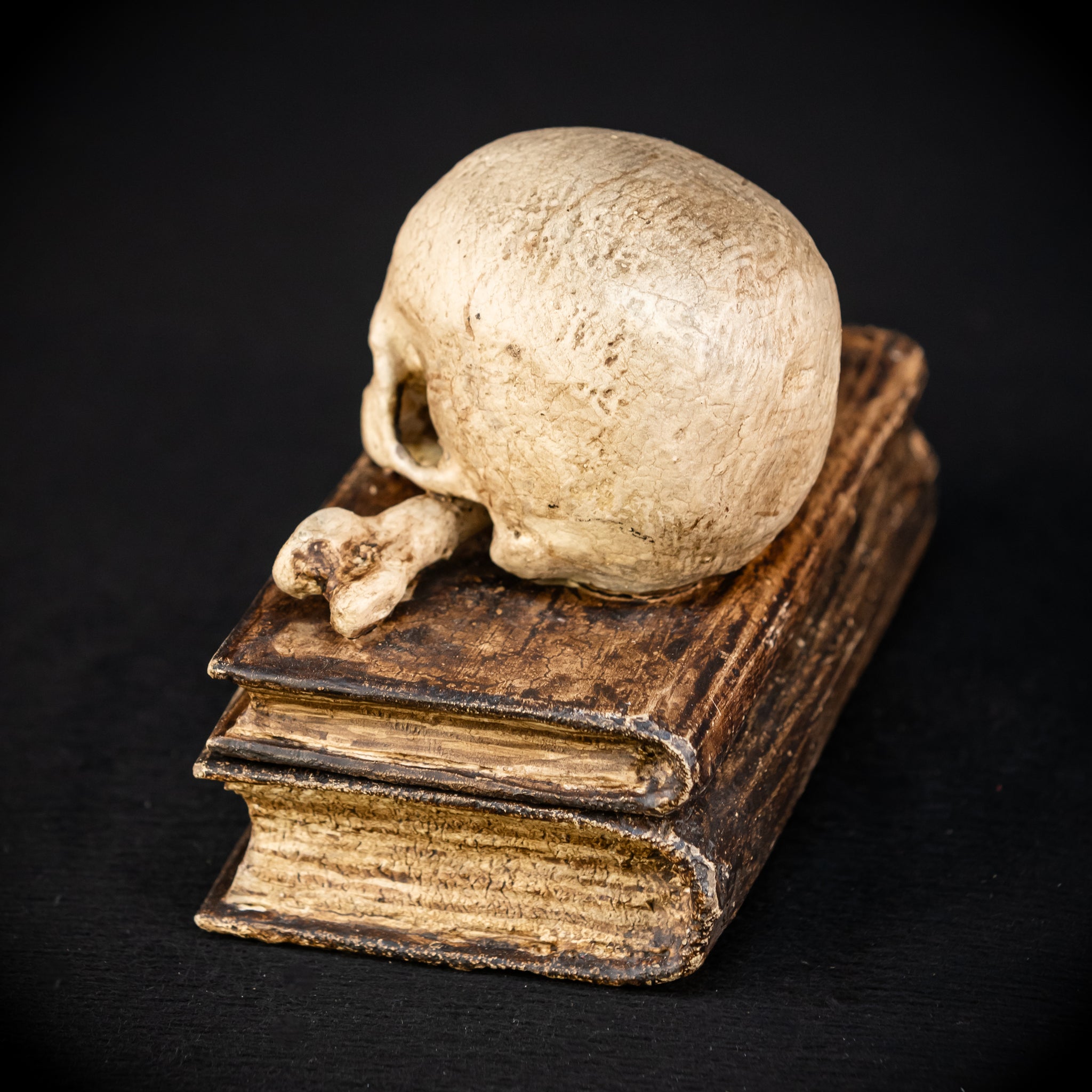 Healers Memento Mori Wooden Sculpture | 18th Century