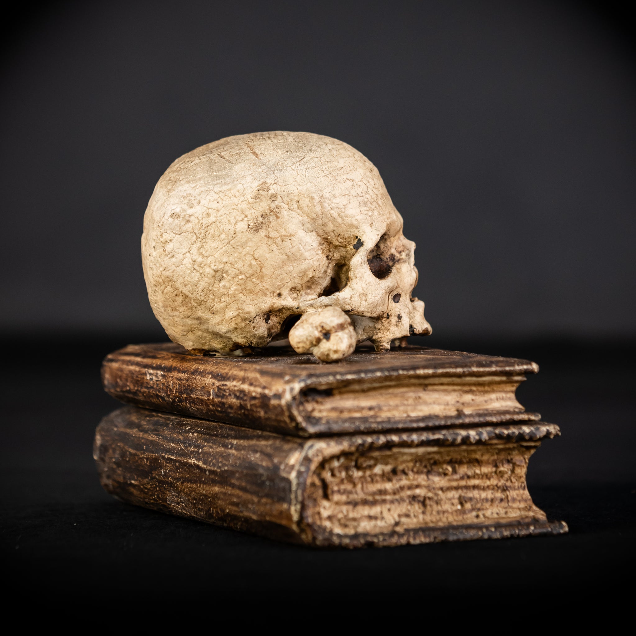 Healers Memento Mori Wooden Sculpture | 18th Century