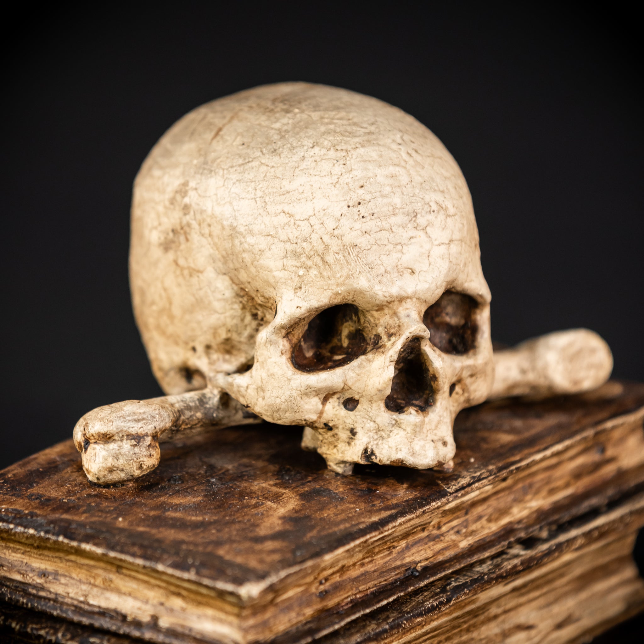 Healers Memento Mori Wooden Sculpture | 18th Century