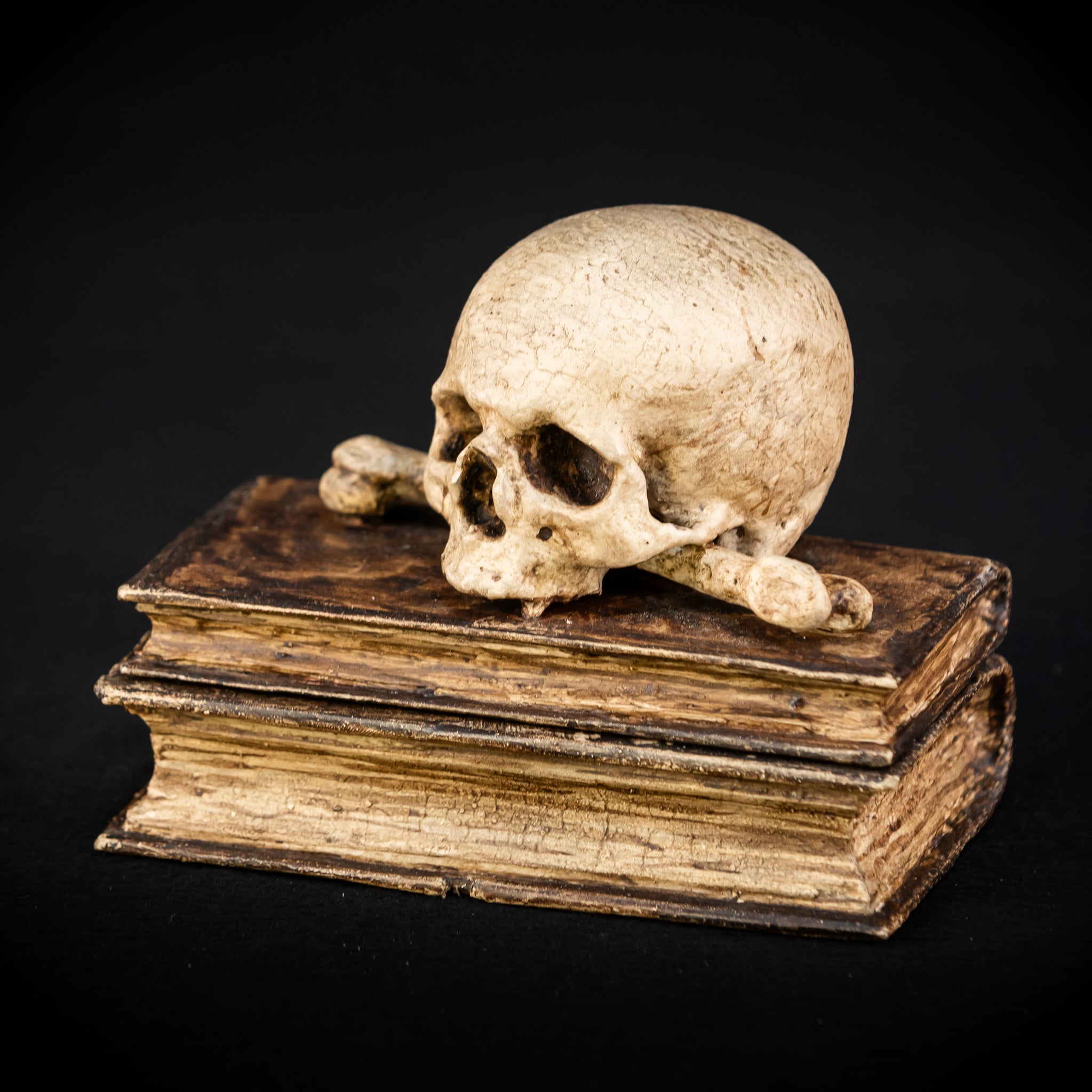 Healers Memento Mori Wooden Sculpture | 18th Century