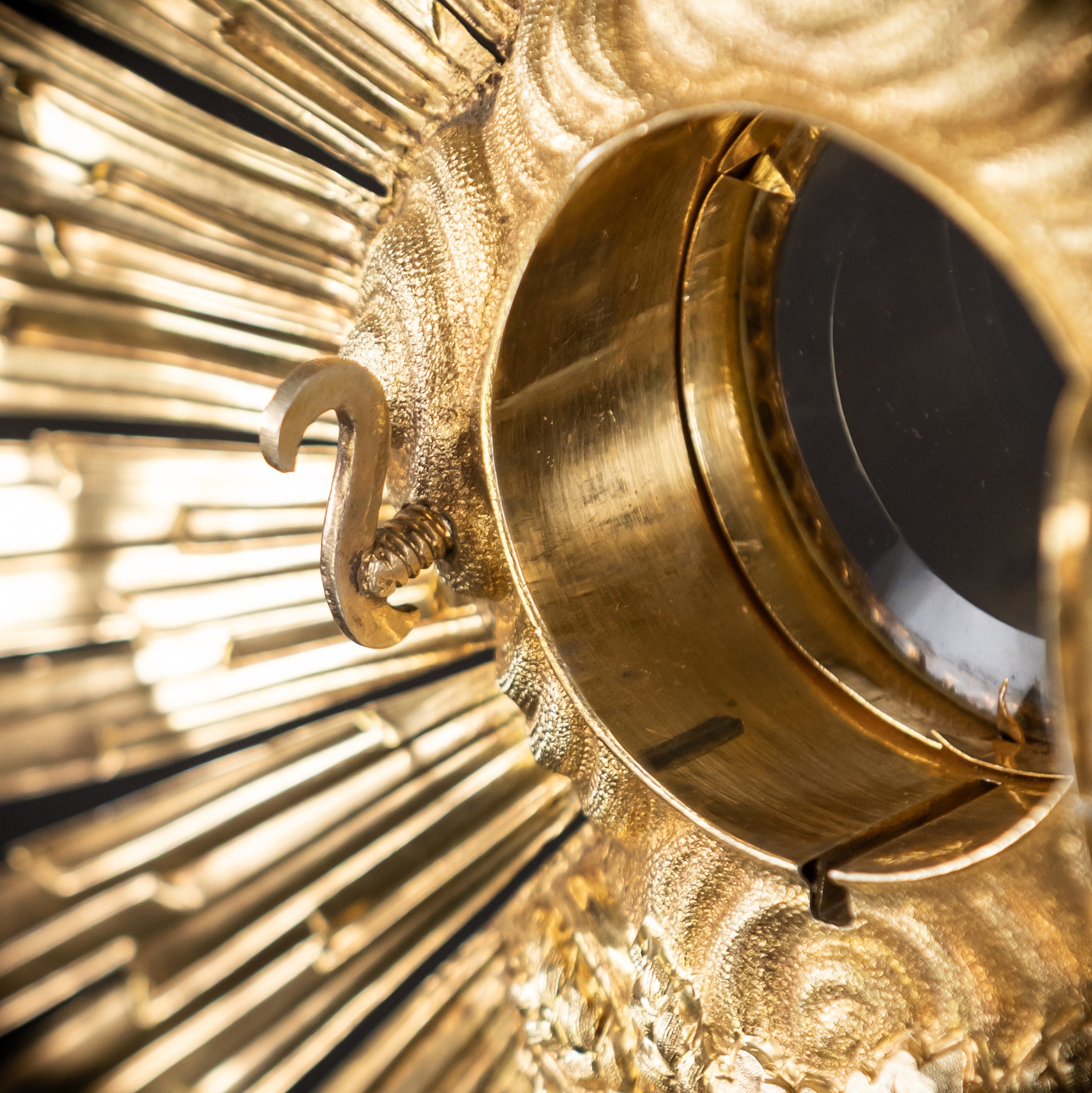 Monstrance Solid Silver Gilded | French 1800s | 21.5” / 54.5 cm