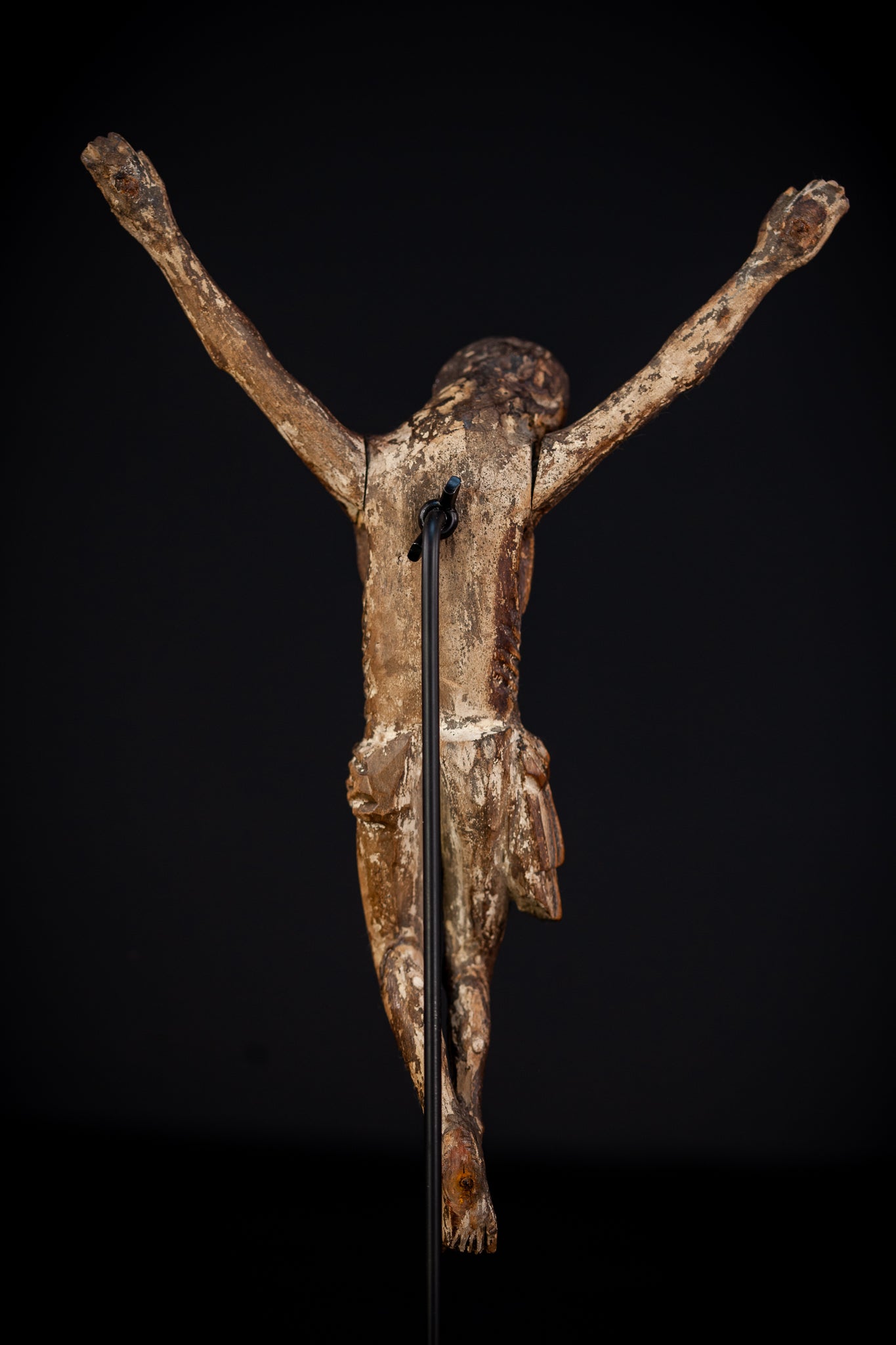 Corpus Christi Wooden | 1700s Antique | 10.6" / 31 cm