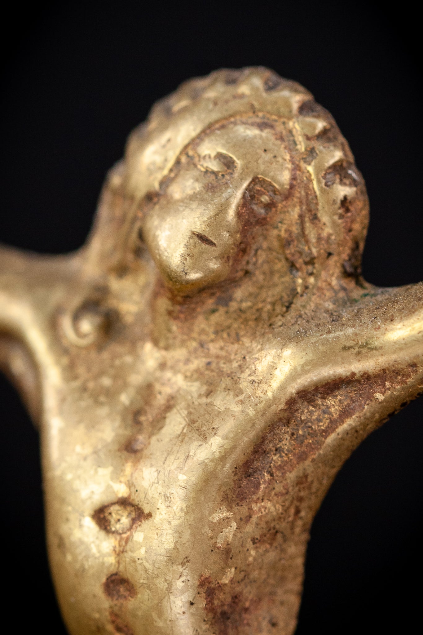 Corpus Christi Bronze Statue | Antique 1700s