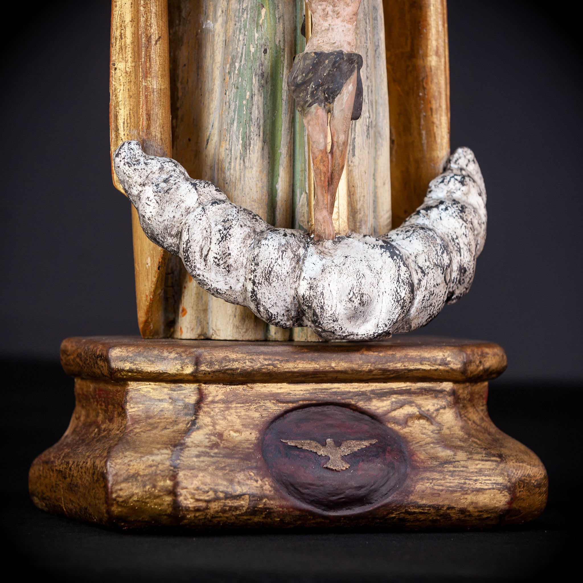 God The Father Sculpture | 1700s Antique | 22" / 56 cm