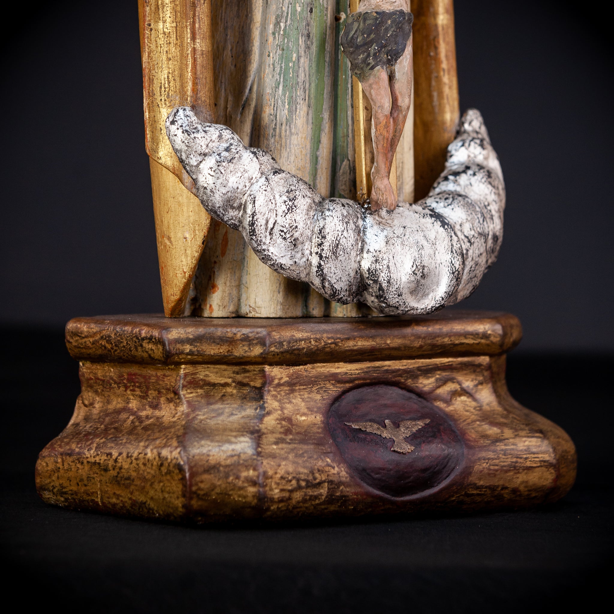 God The Father Sculpture | 1700s Antique | 22" / 56 cm