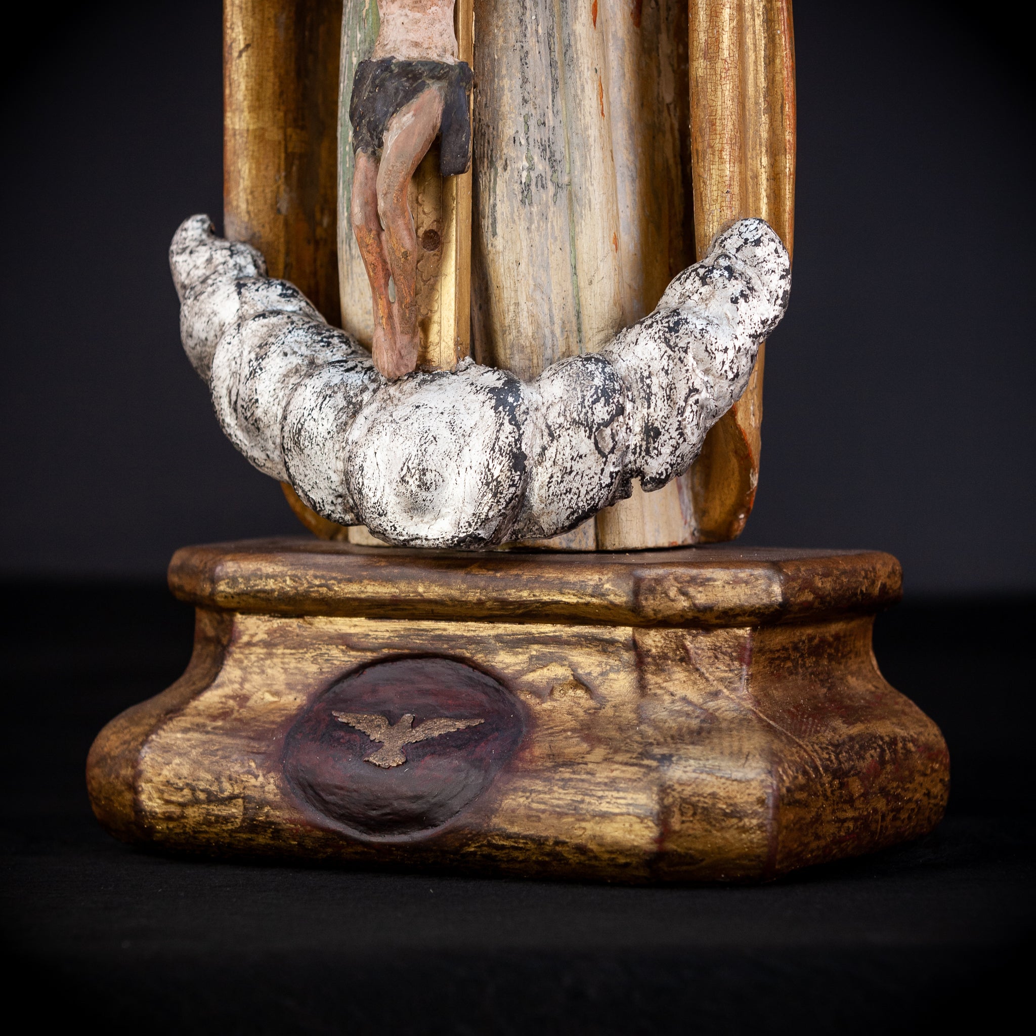 God The Father Sculpture | 1700s Antique | 22" / 56 cm