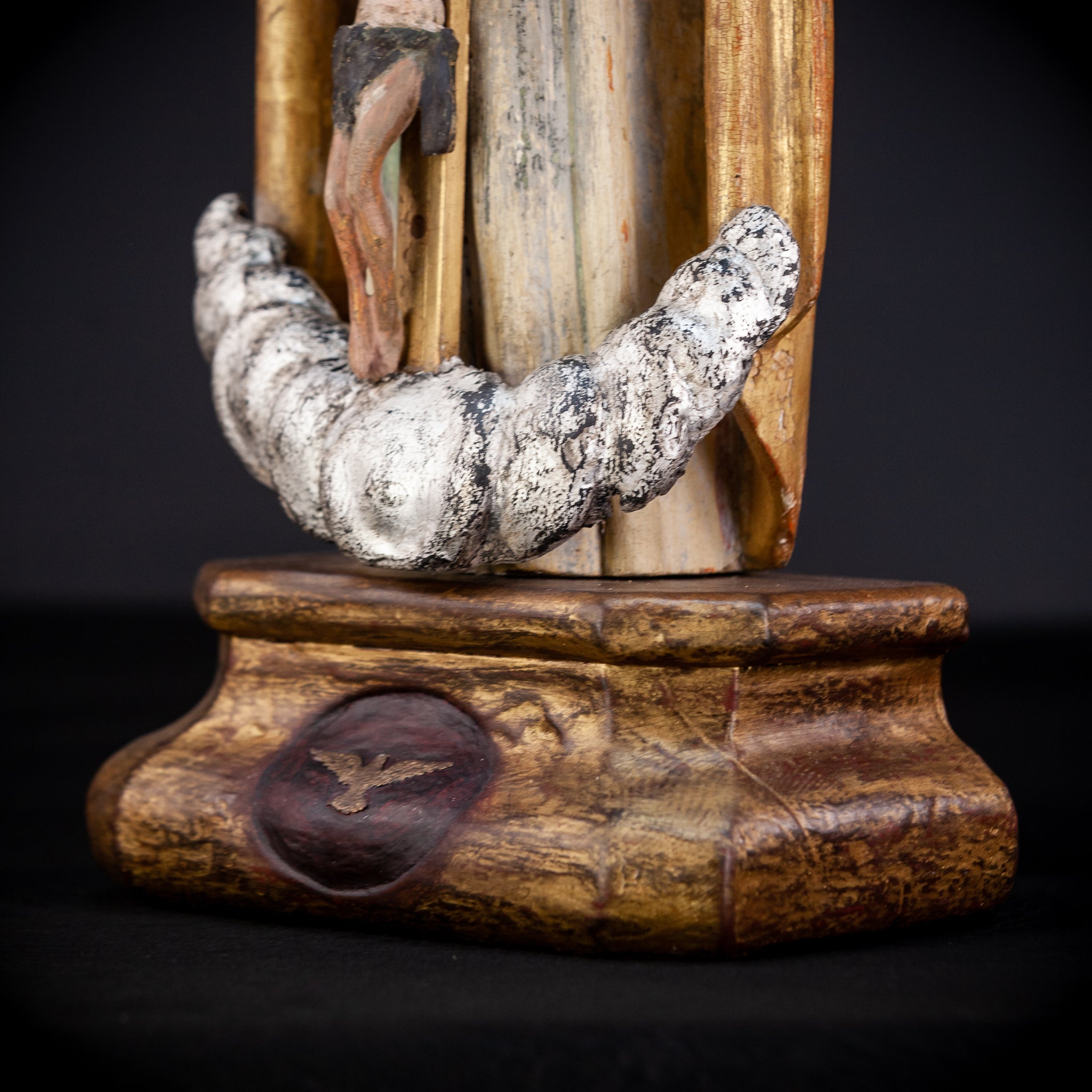 God The Father Sculpture | 1700s Antique | 22" / 56 cm