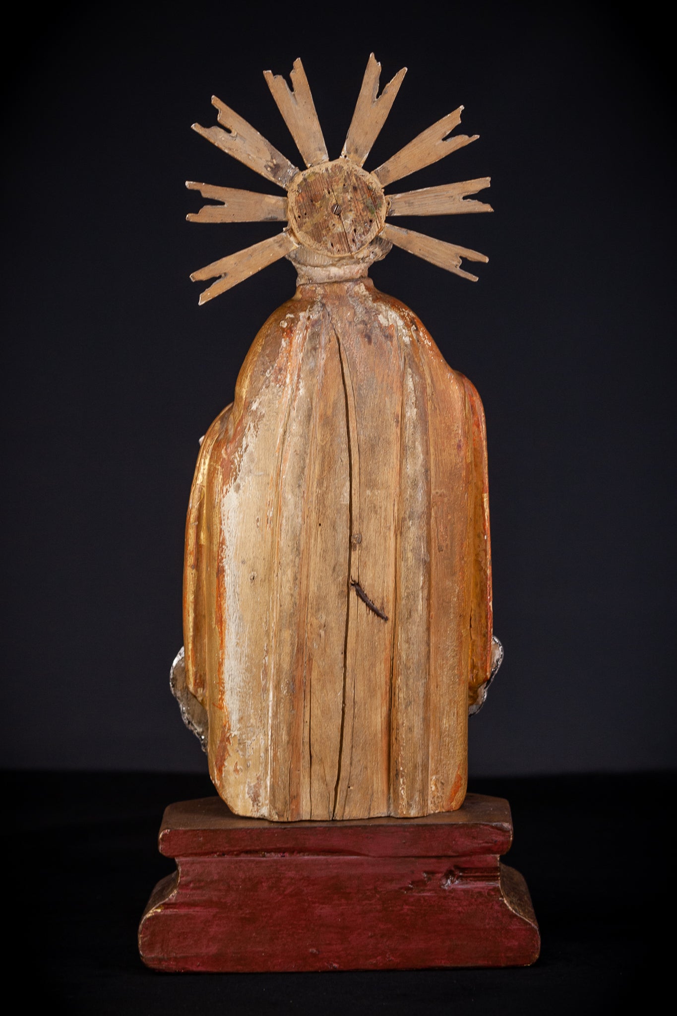 God The Father Sculpture | 1700s Antique | 22" / 56 cm