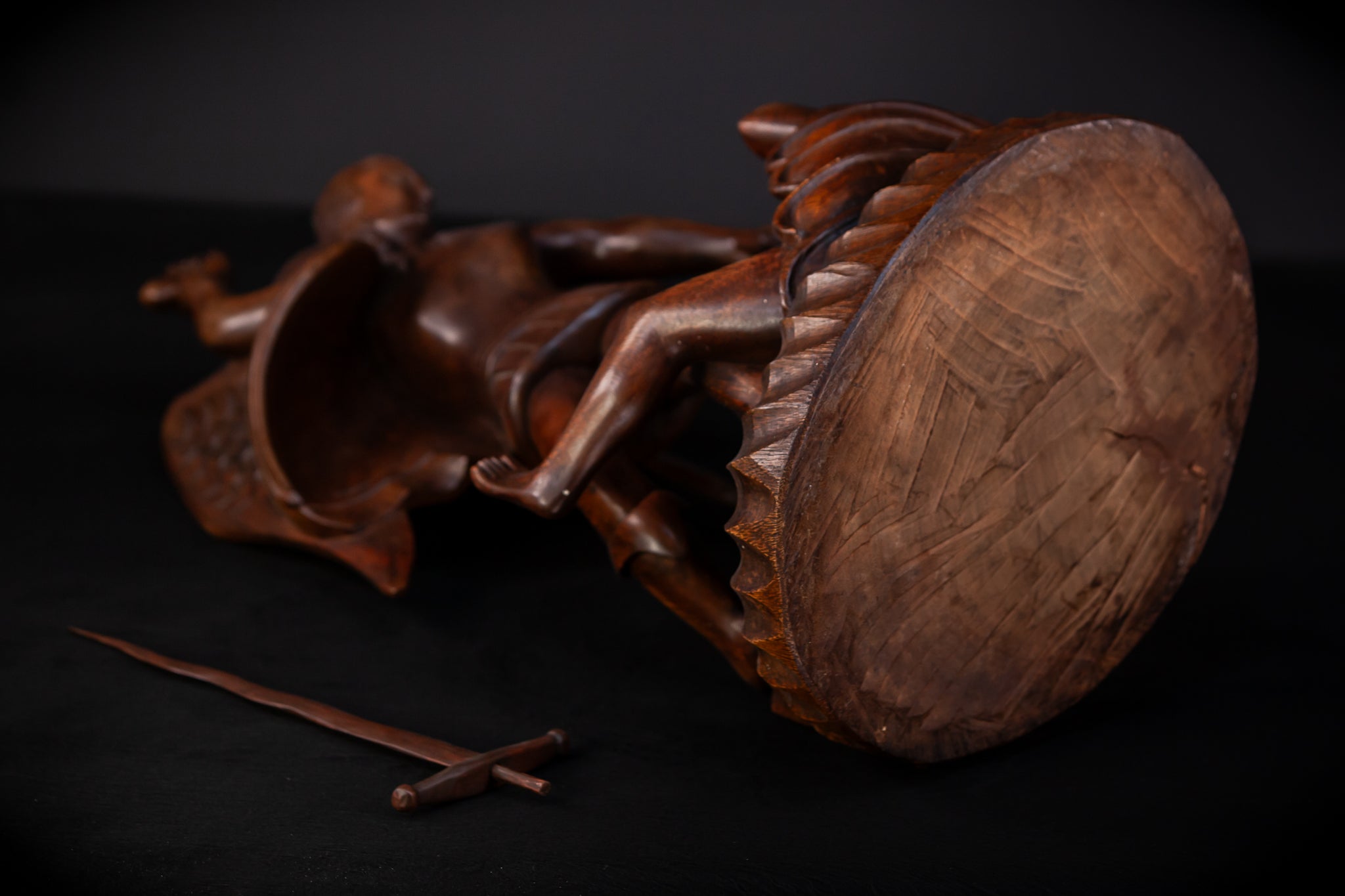 St Michael The Archangel 19th C.Wooden Sculpture | 26"